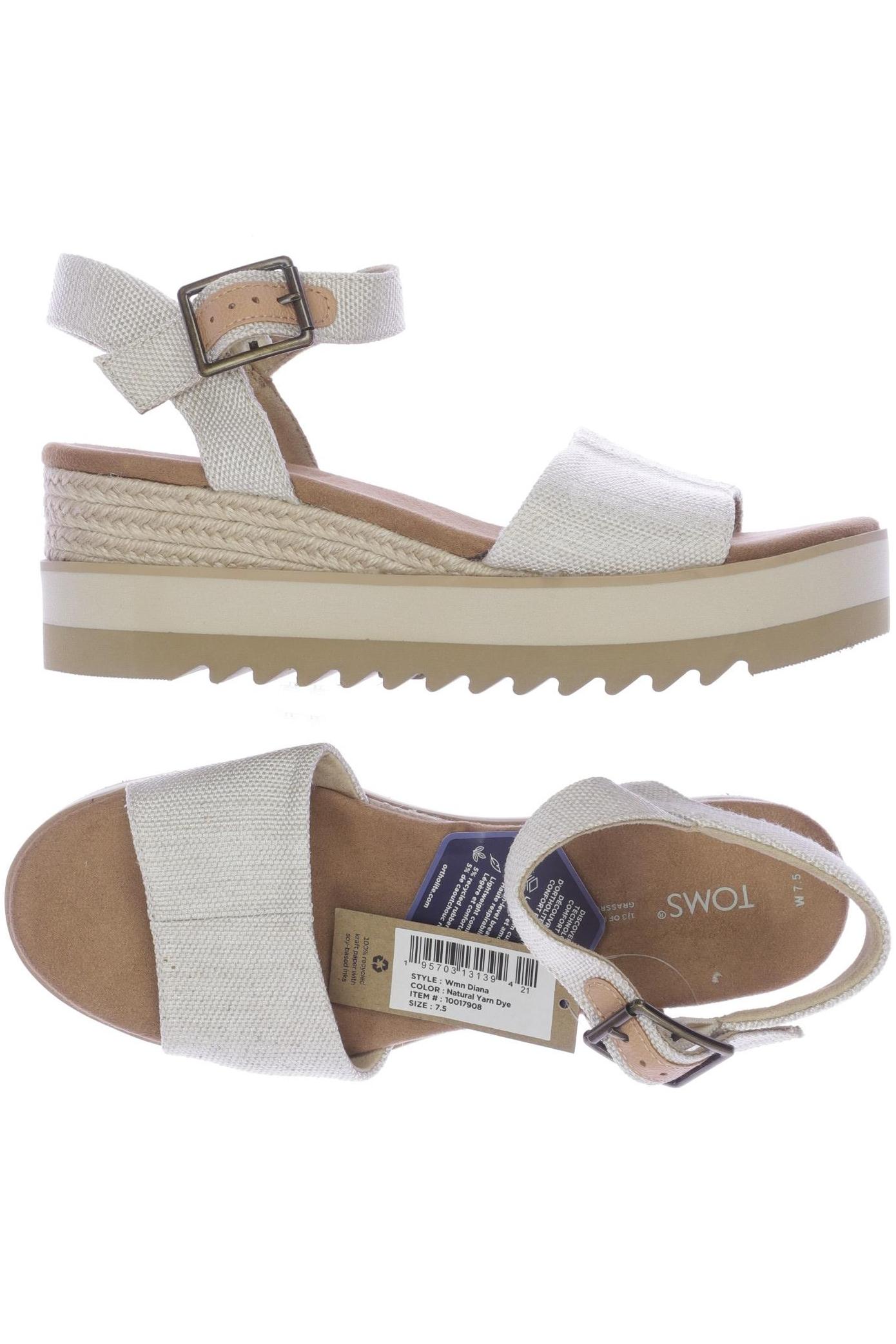 

Toms Damen Sandale, beige, Gr. 38