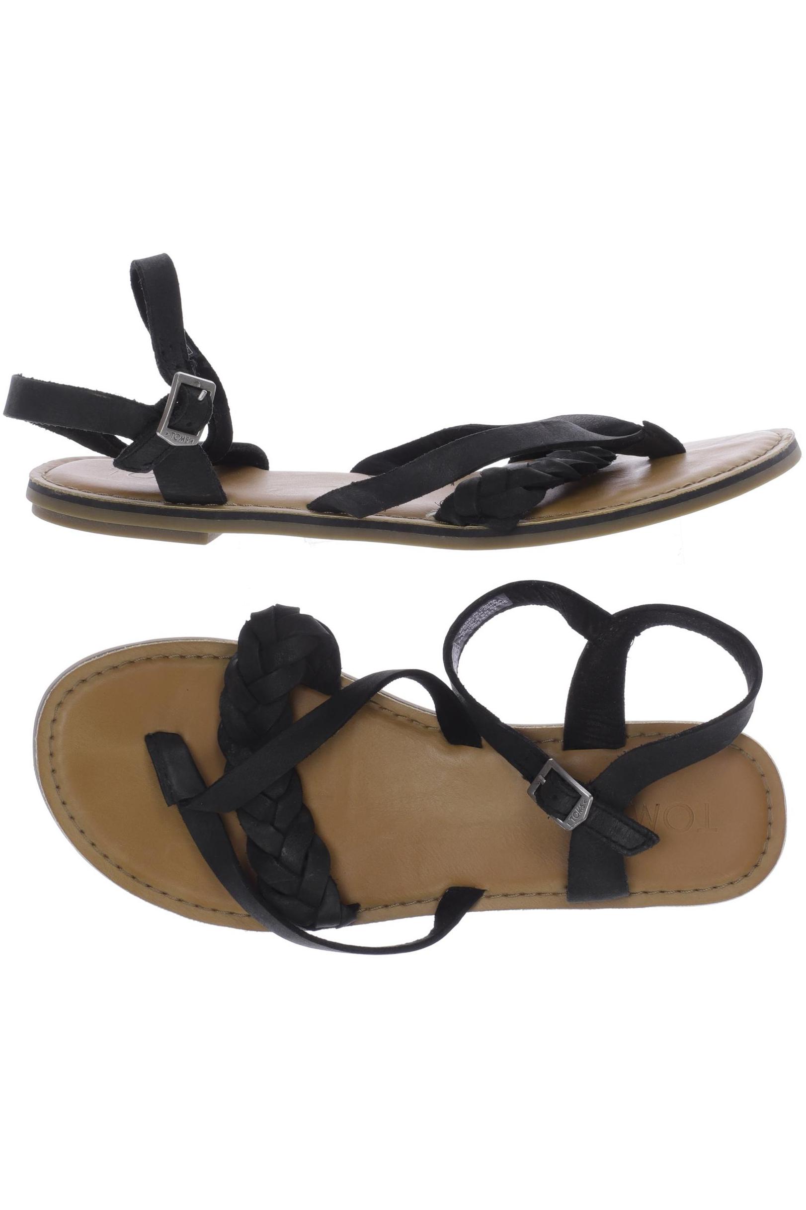 

Toms Damen Sandale, schwarz, Gr. 38
