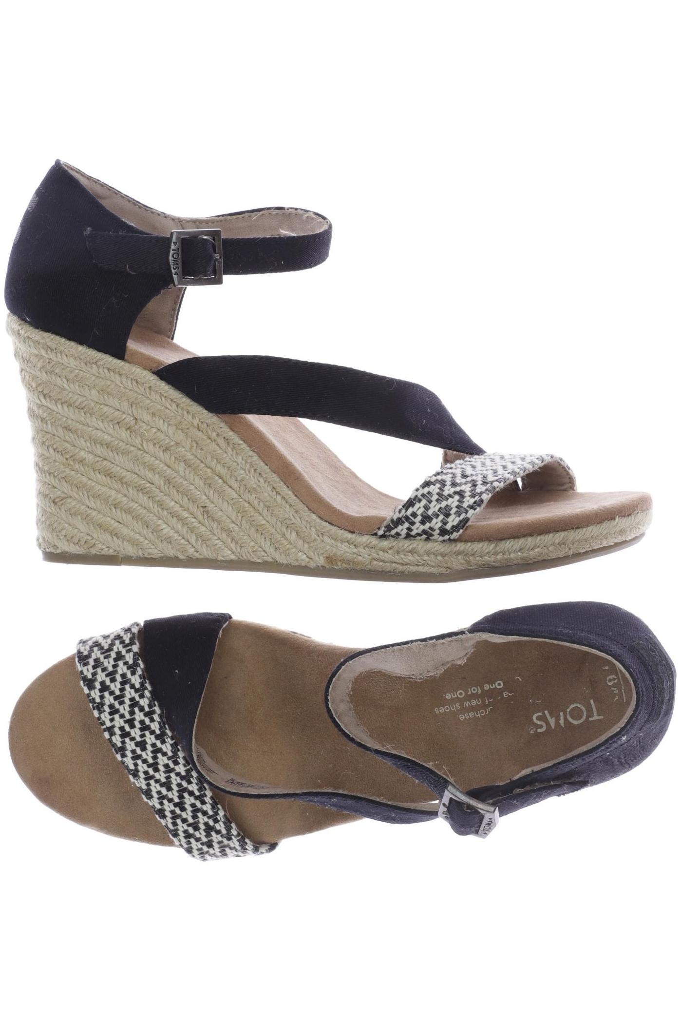 

Toms Damen Sandale, schwarz, Gr. 41