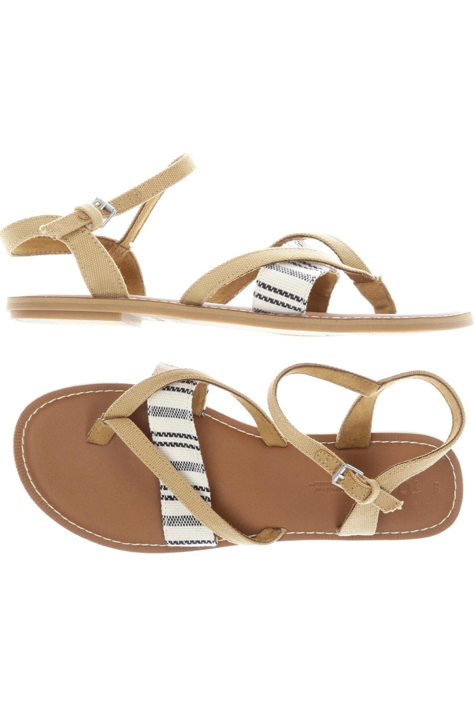 

Toms Damen Sandale, beige, Gr. 40