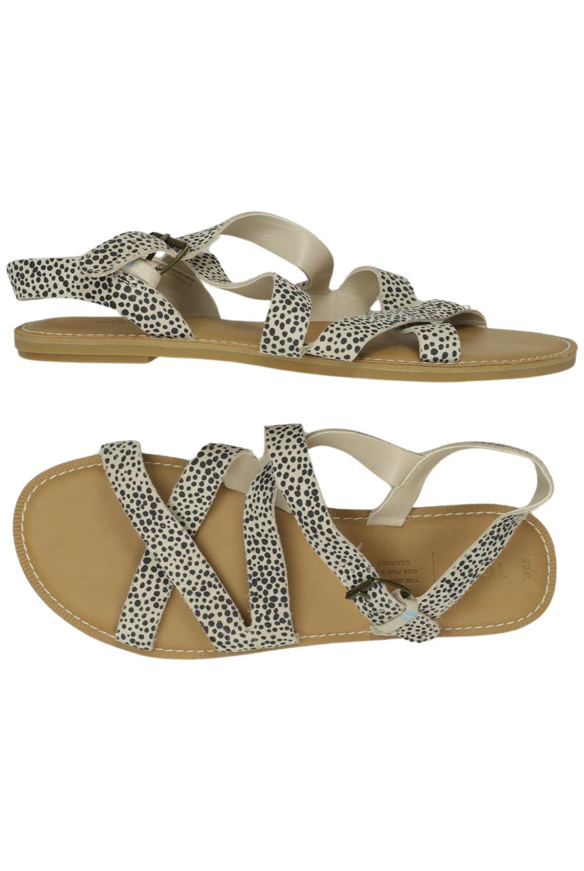 

Toms Damen Sandale, beige, Gr. 8.5