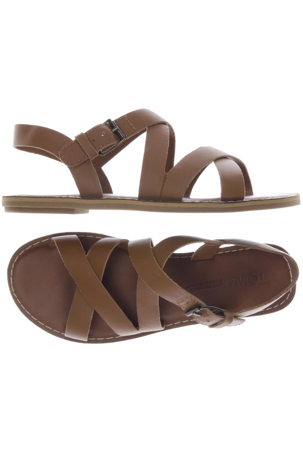

Toms Damen Sandale, braun, Gr. 35.5
