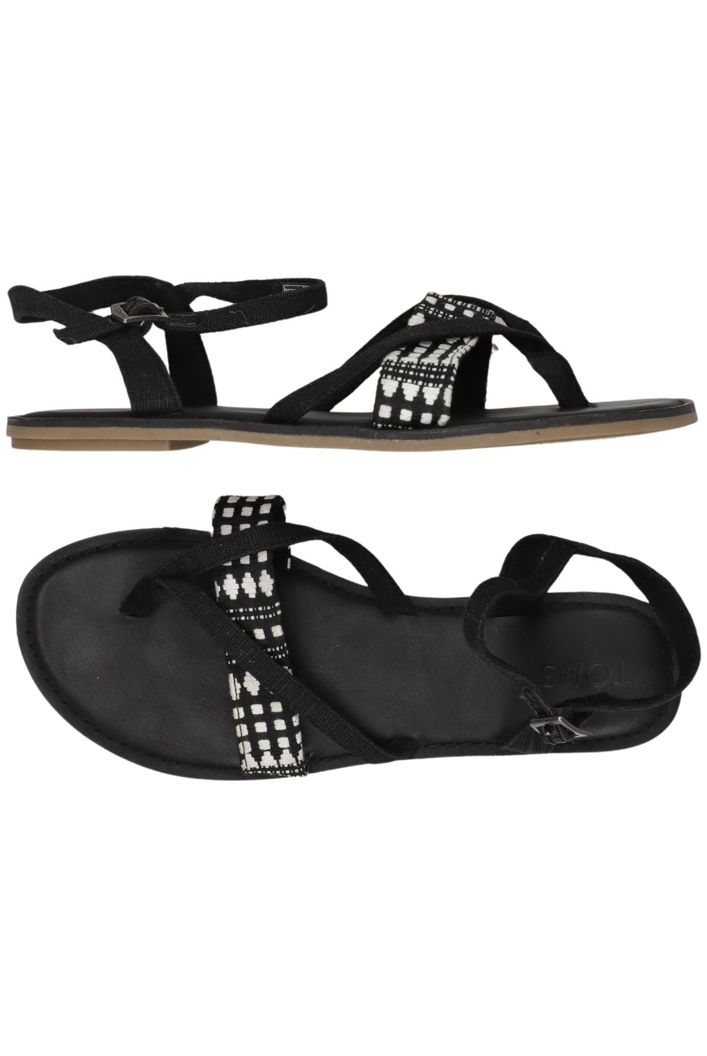 

Toms Damen Sandale, schwarz, Gr. 42