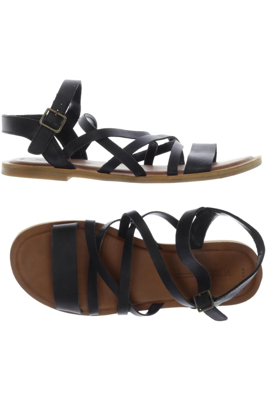 

Toms Damen Sandale, schwarz, Gr. 39