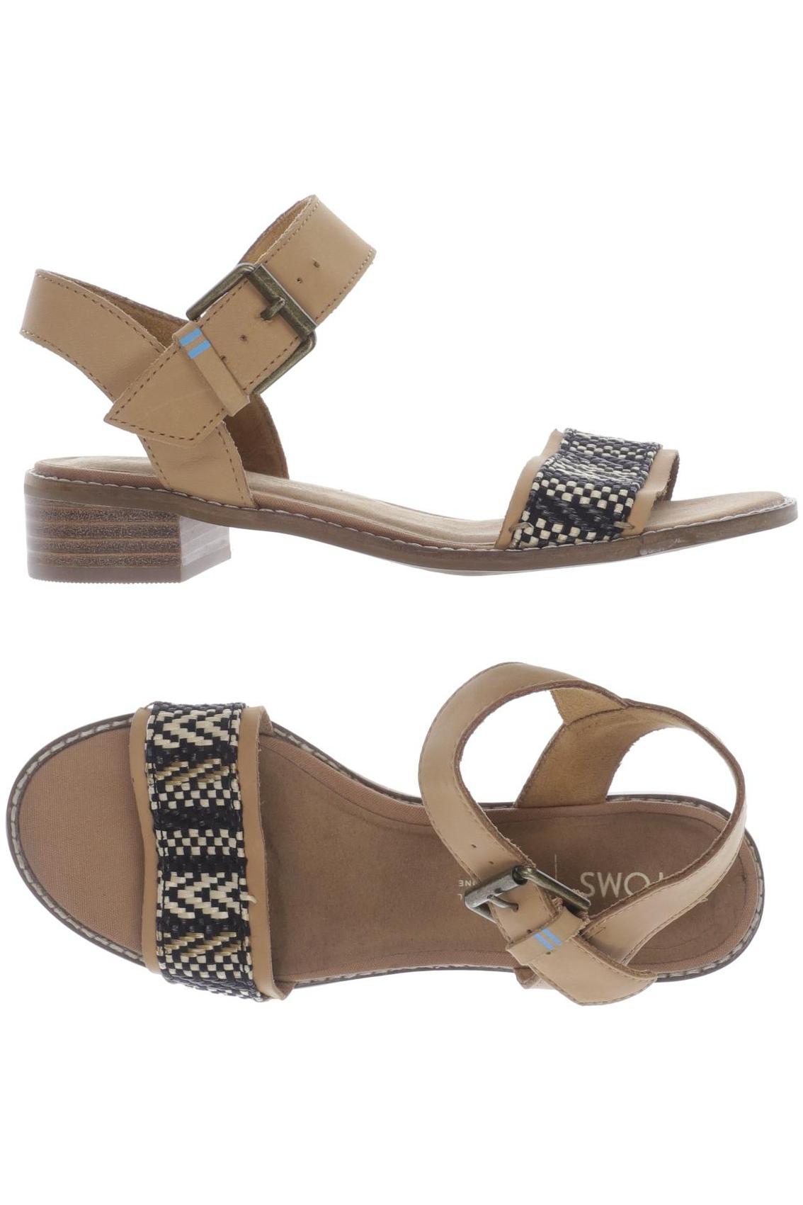

Toms Damen Sandale, beige, Gr. 5.5
