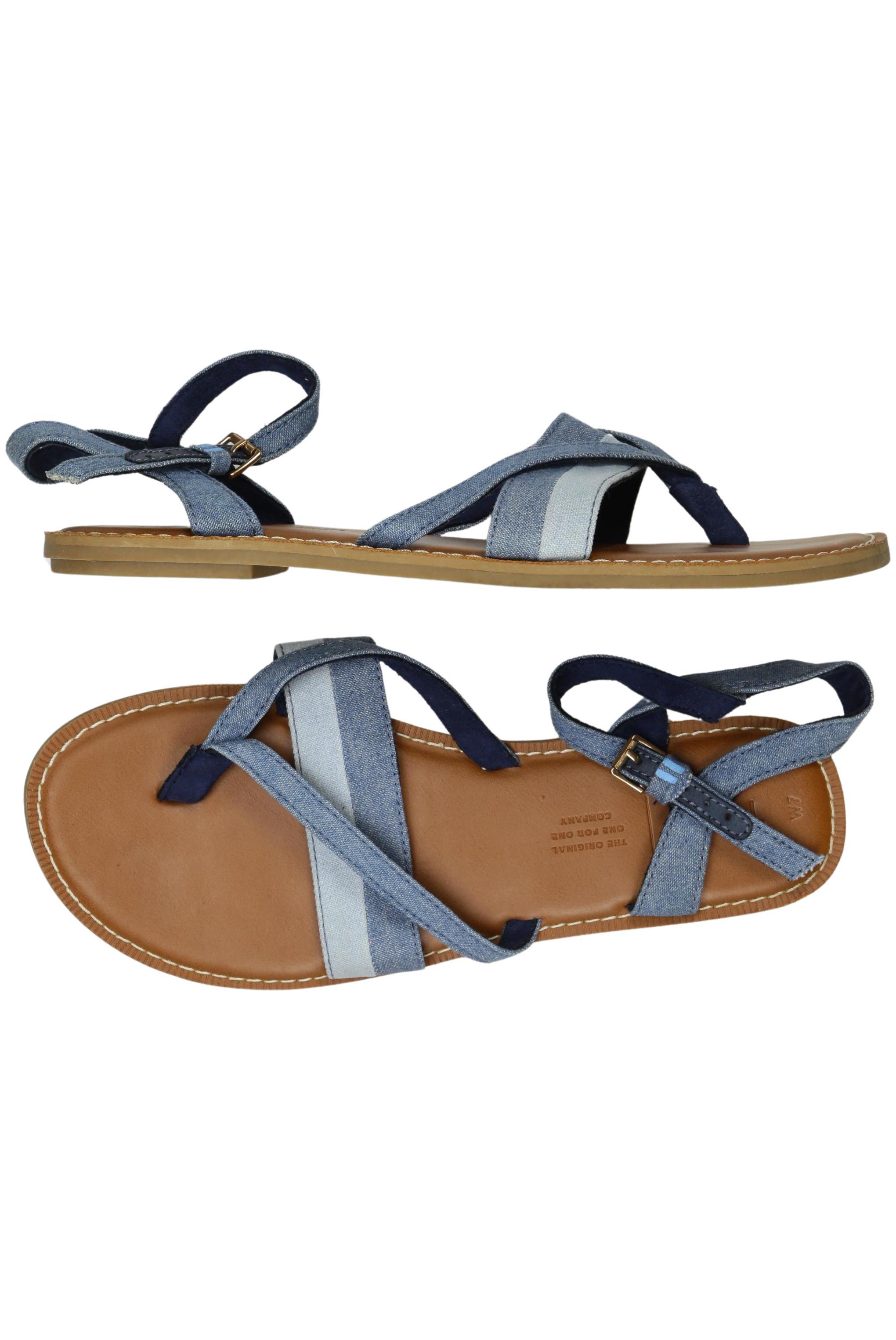

Toms Damen Sandale, blau, Gr. 37.5
