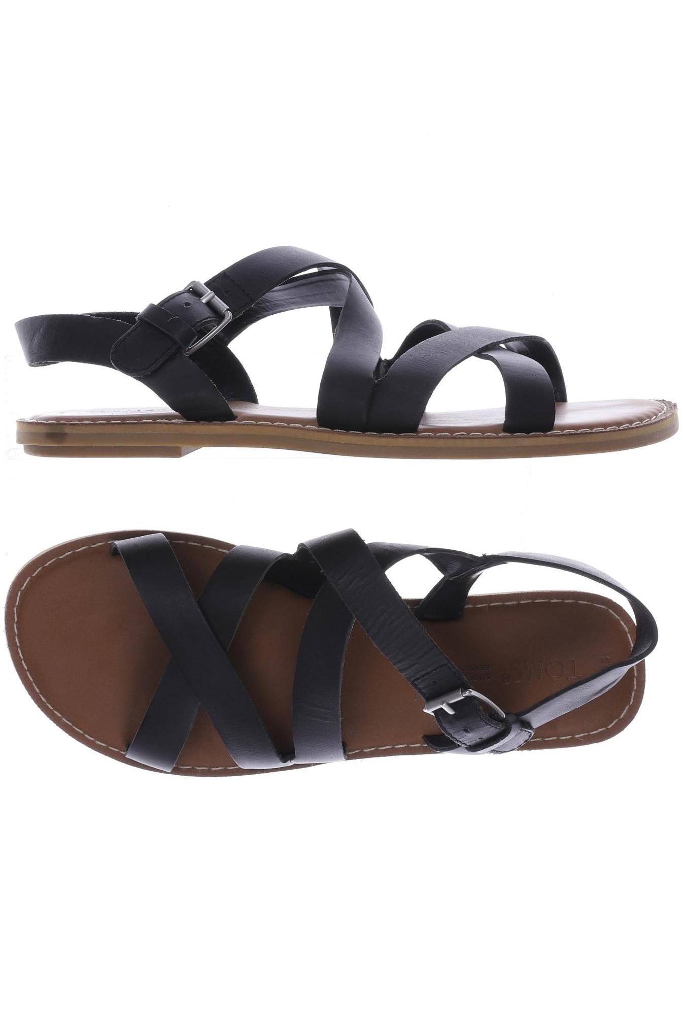 

Toms Damen Sandale, schwarz, Gr. 37