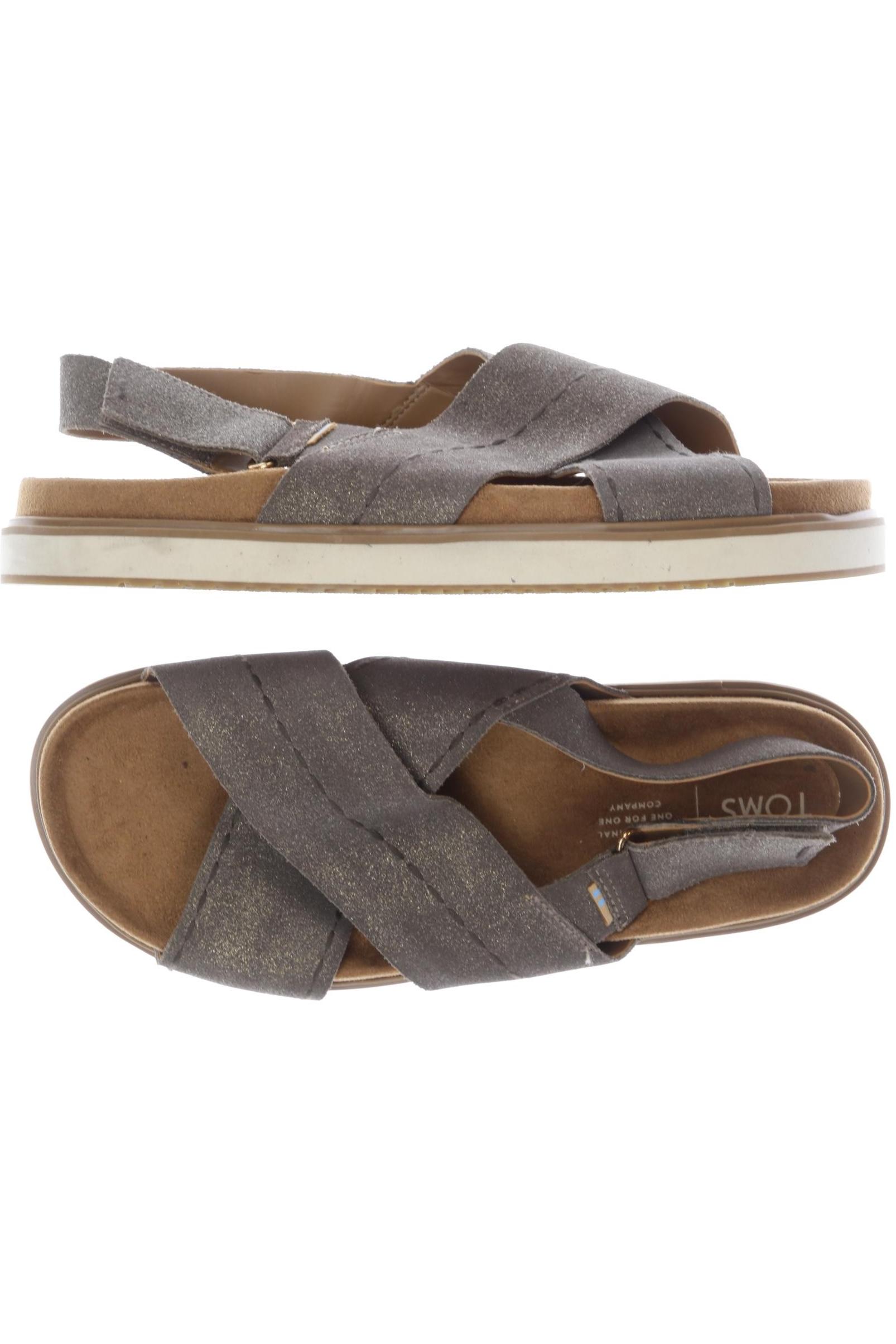 

Toms Damen Sandale, grau, Gr. 8