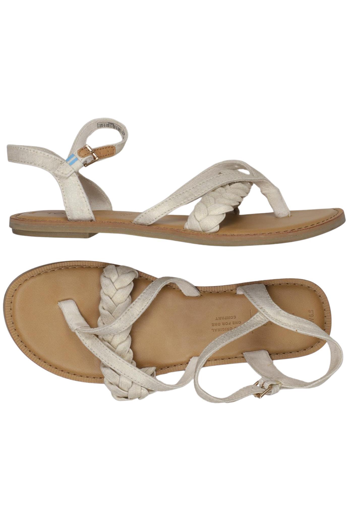 

Toms Damen Sandale, beige, Gr. 6.5