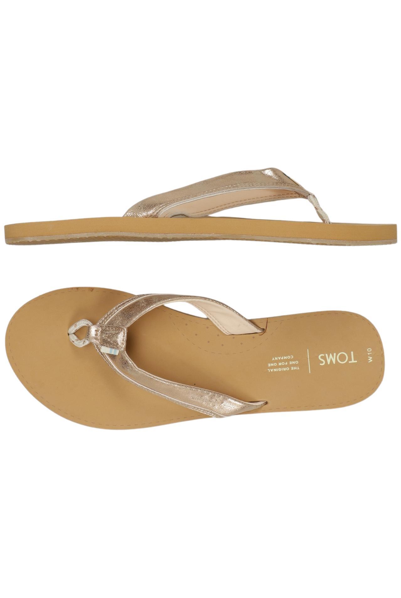 

Toms Damen Sandale, gold, Gr. 42