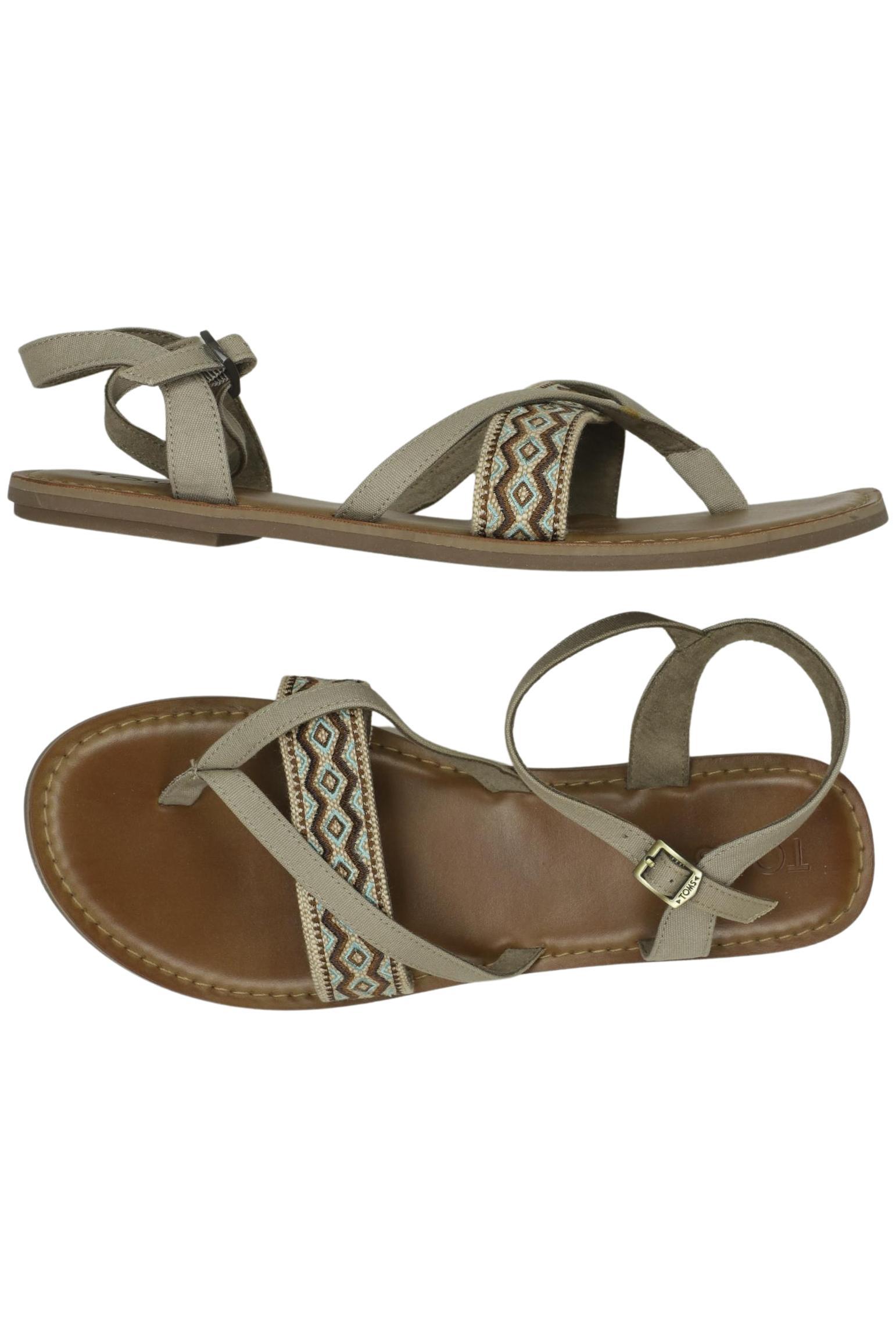 

Toms Damen Sandale, grau, Gr. 42