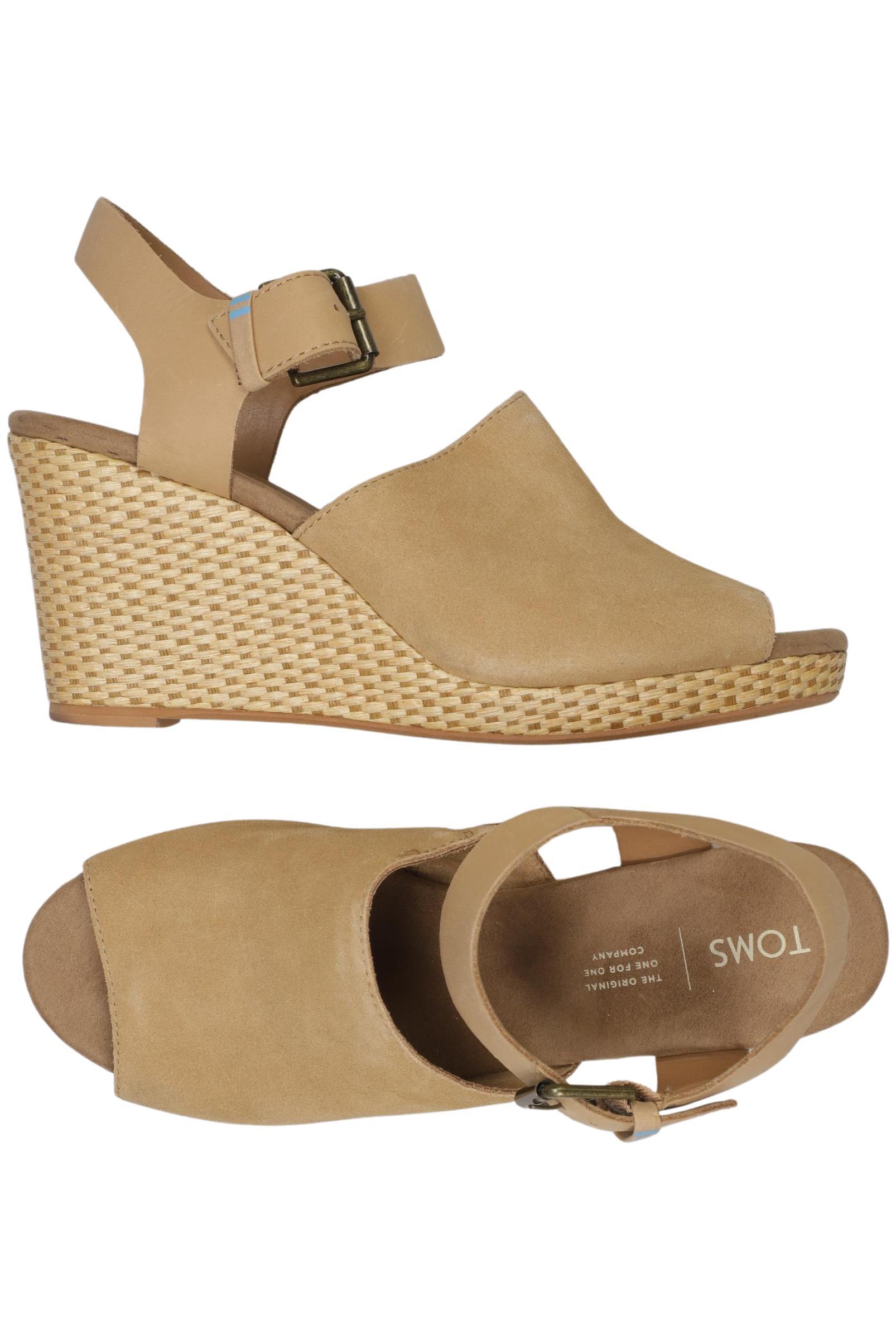 

Toms Damen Sandale, beige, Gr. 9