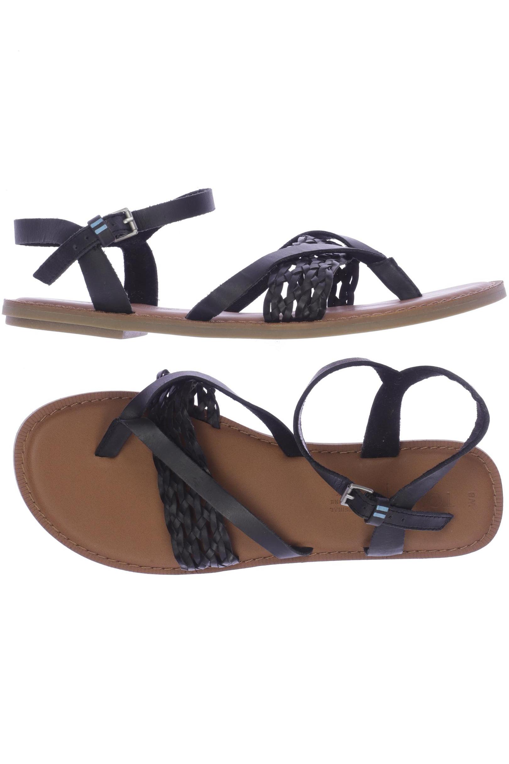 

Toms Damen Sandale, schwarz, Gr. 38.5