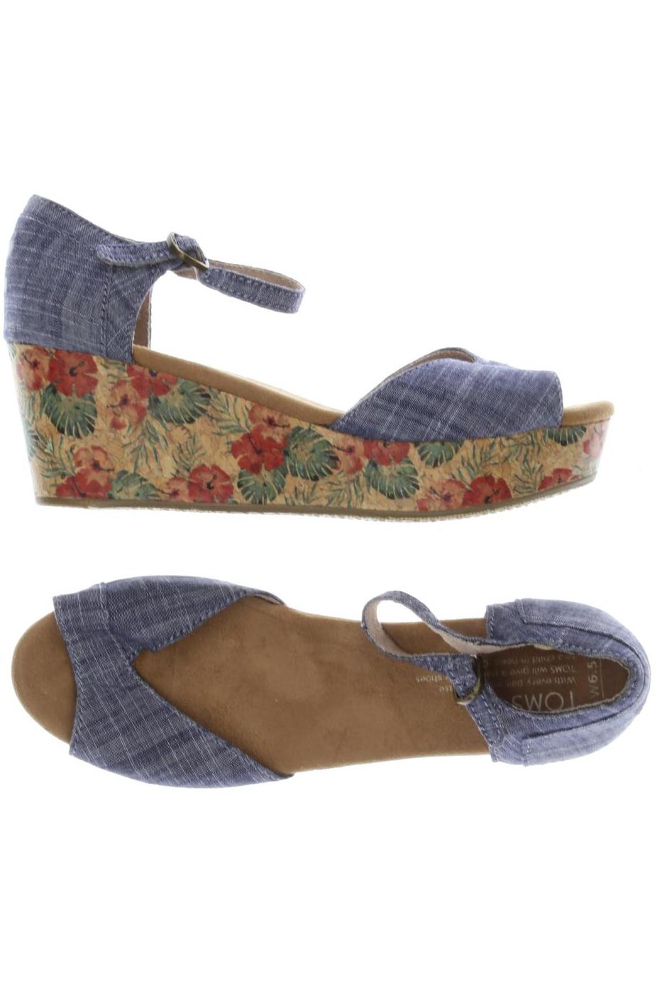 

Toms Damen Sandale, blau, Gr. 37