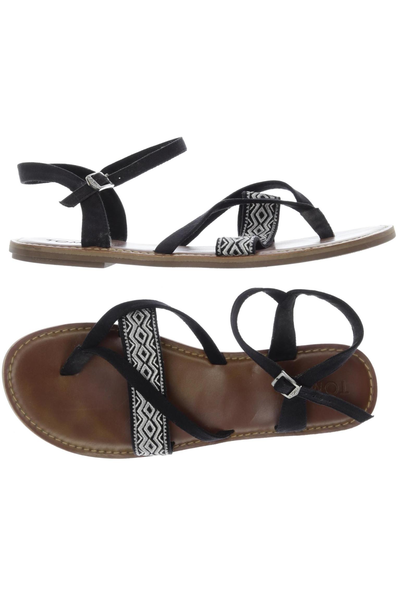

Toms Damen Sandale, schwarz, Gr. 42.5