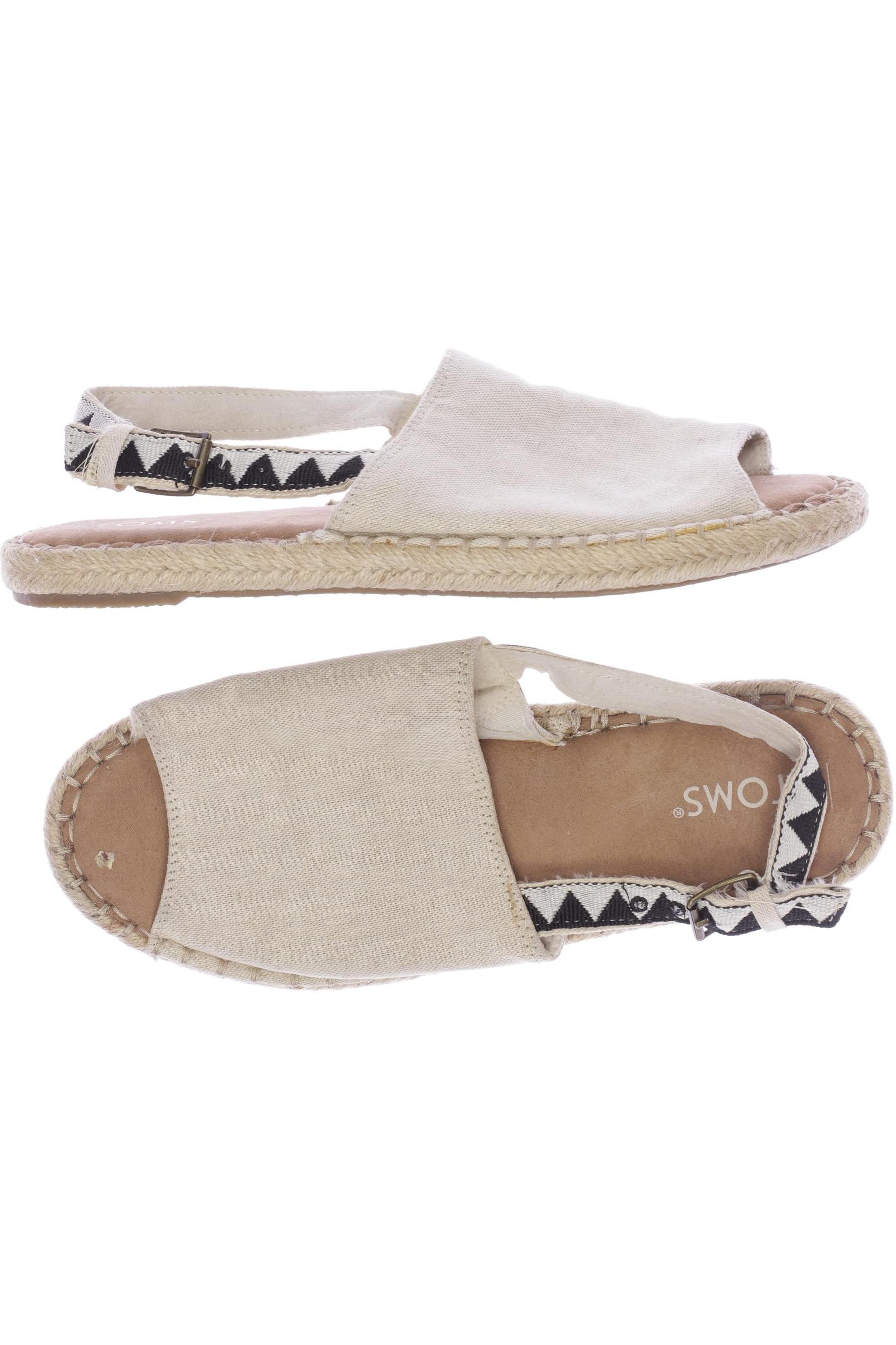 

Toms Damen Sandale, beige, Gr. 40