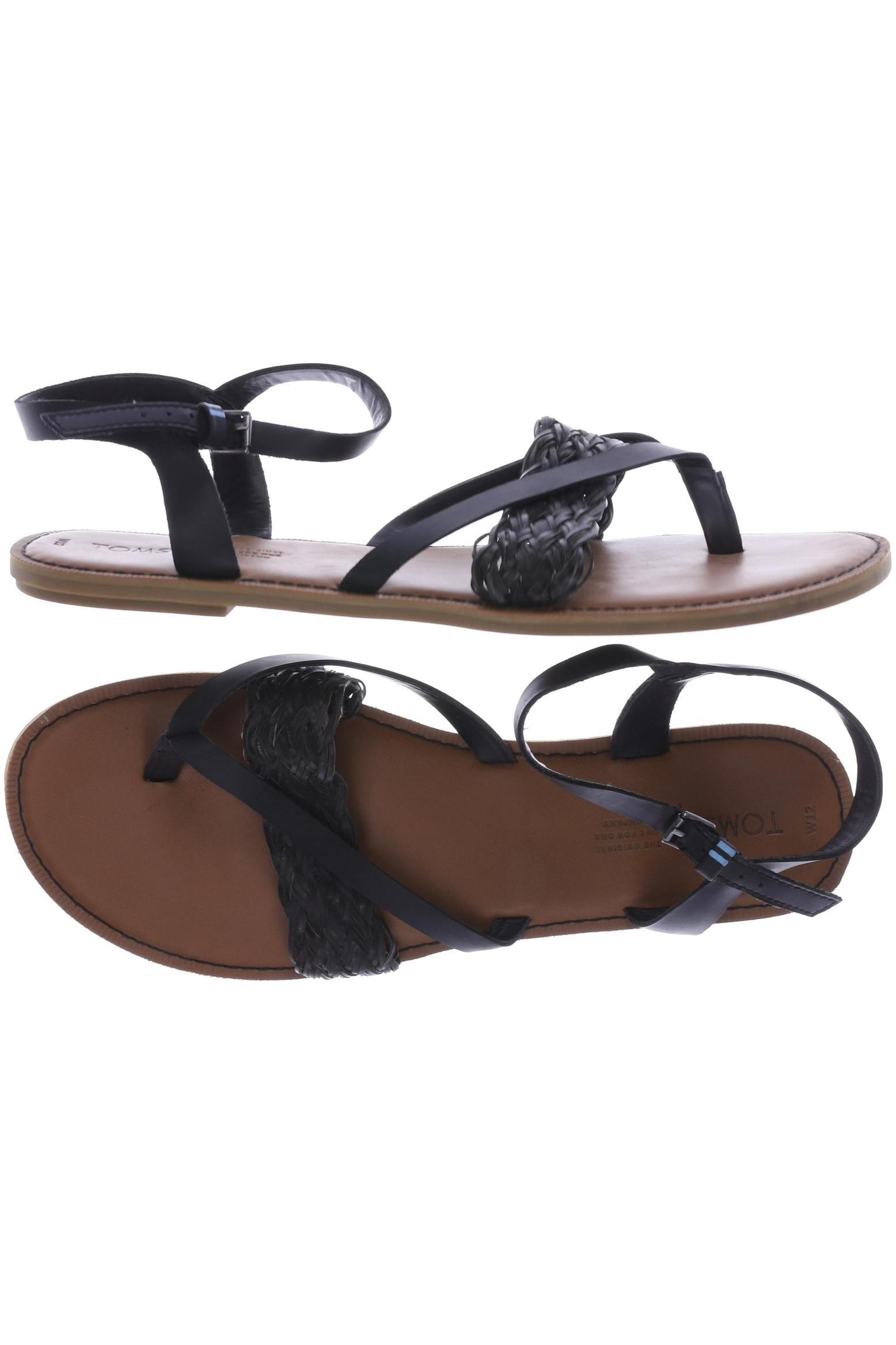 

Toms Damen Sandale, schwarz, Gr. 43