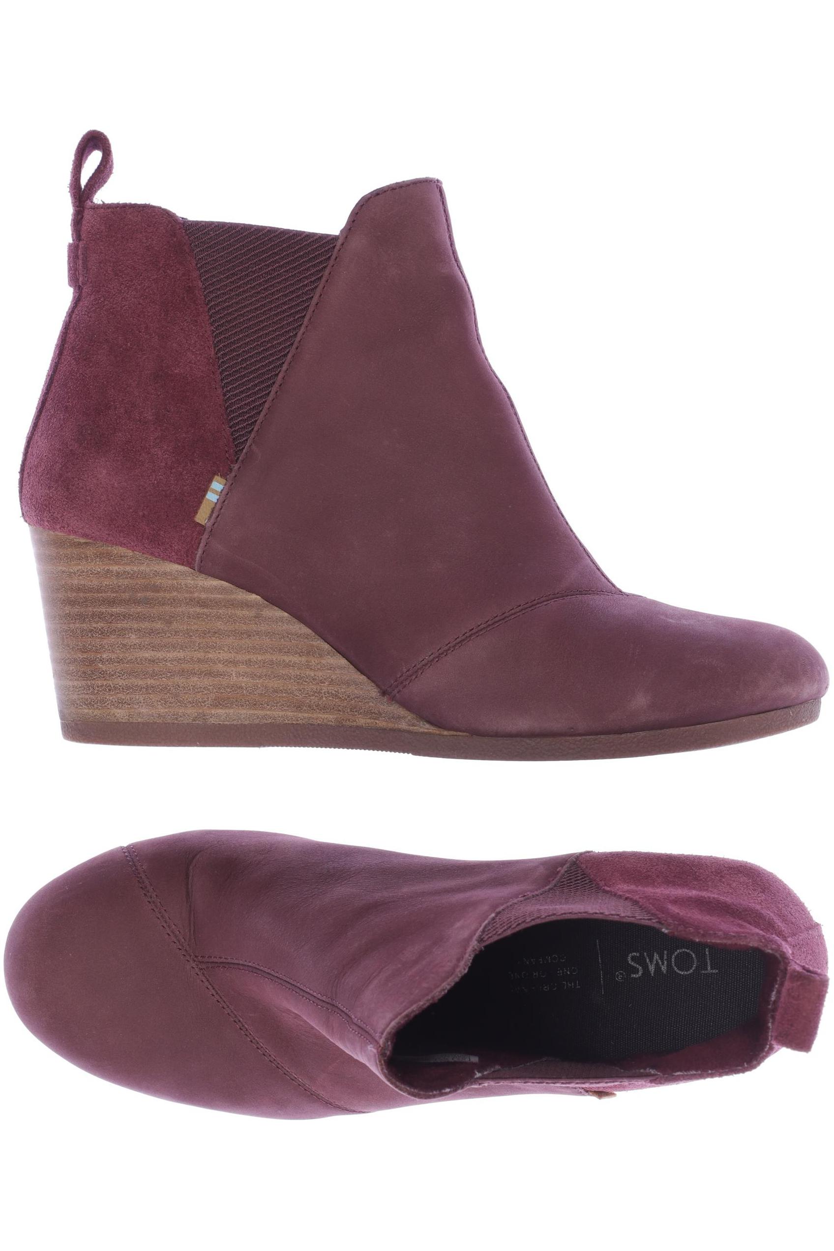 

Toms Damen Stiefelette, bordeaux, Gr. 39