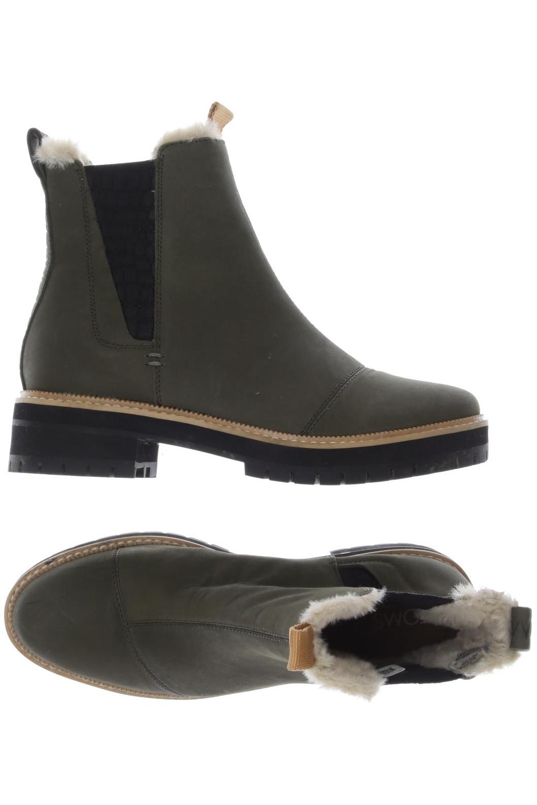 

Toms Damen Stiefelette, grün, Gr. 40