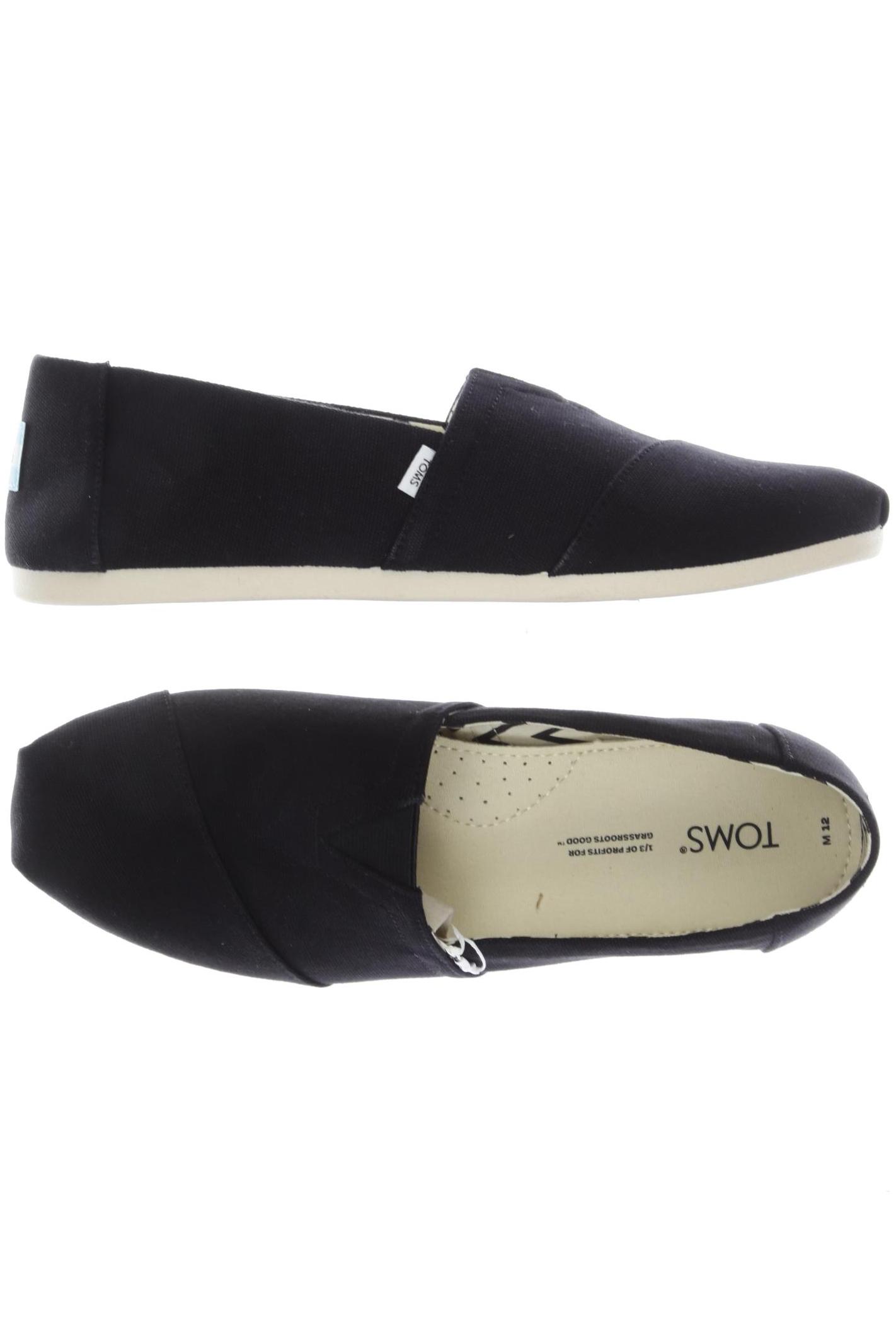 

Toms Herren Halbschuh, schwarz, Gr. 45