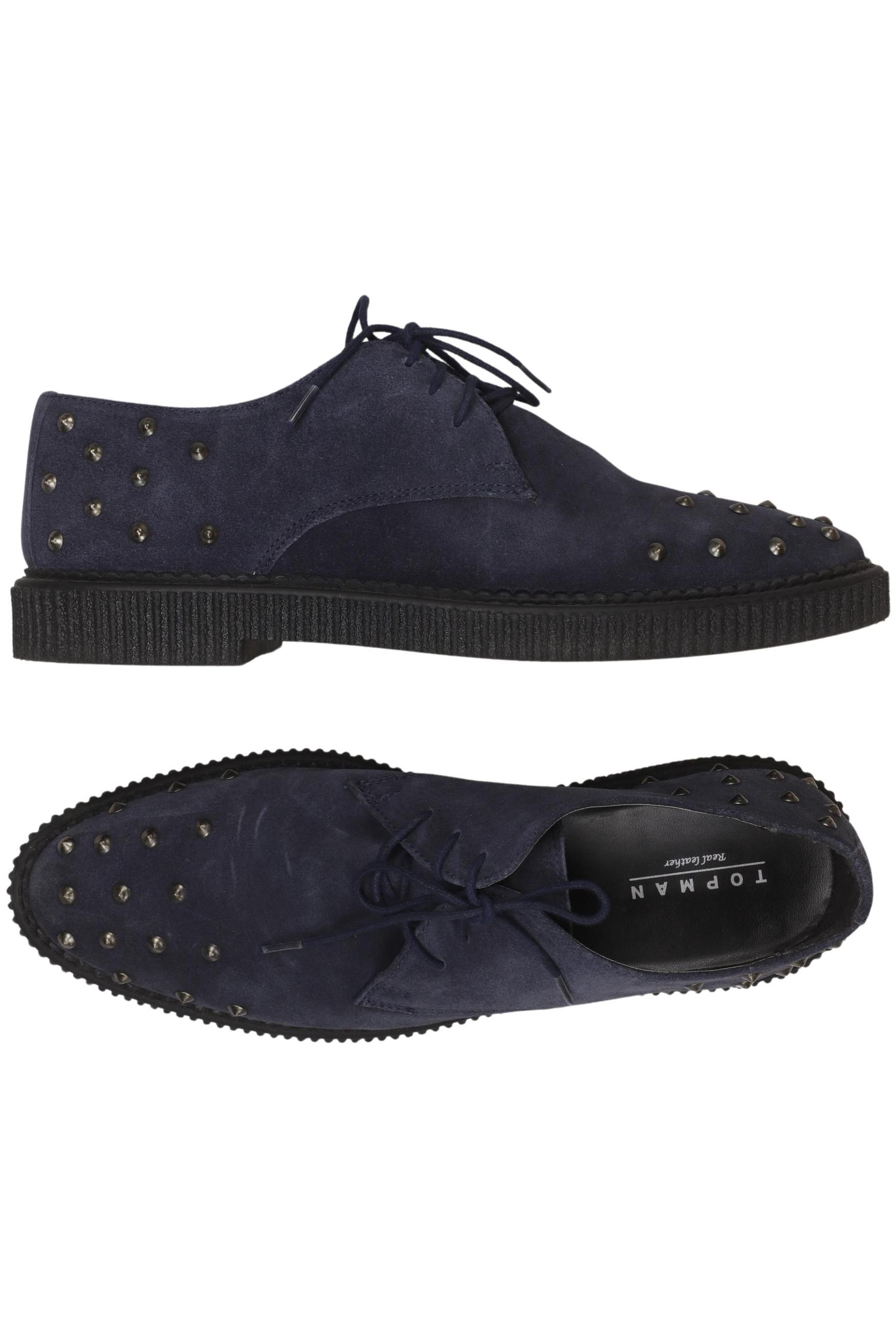 

Topman Herren Halbschuh, marineblau, Gr. 43