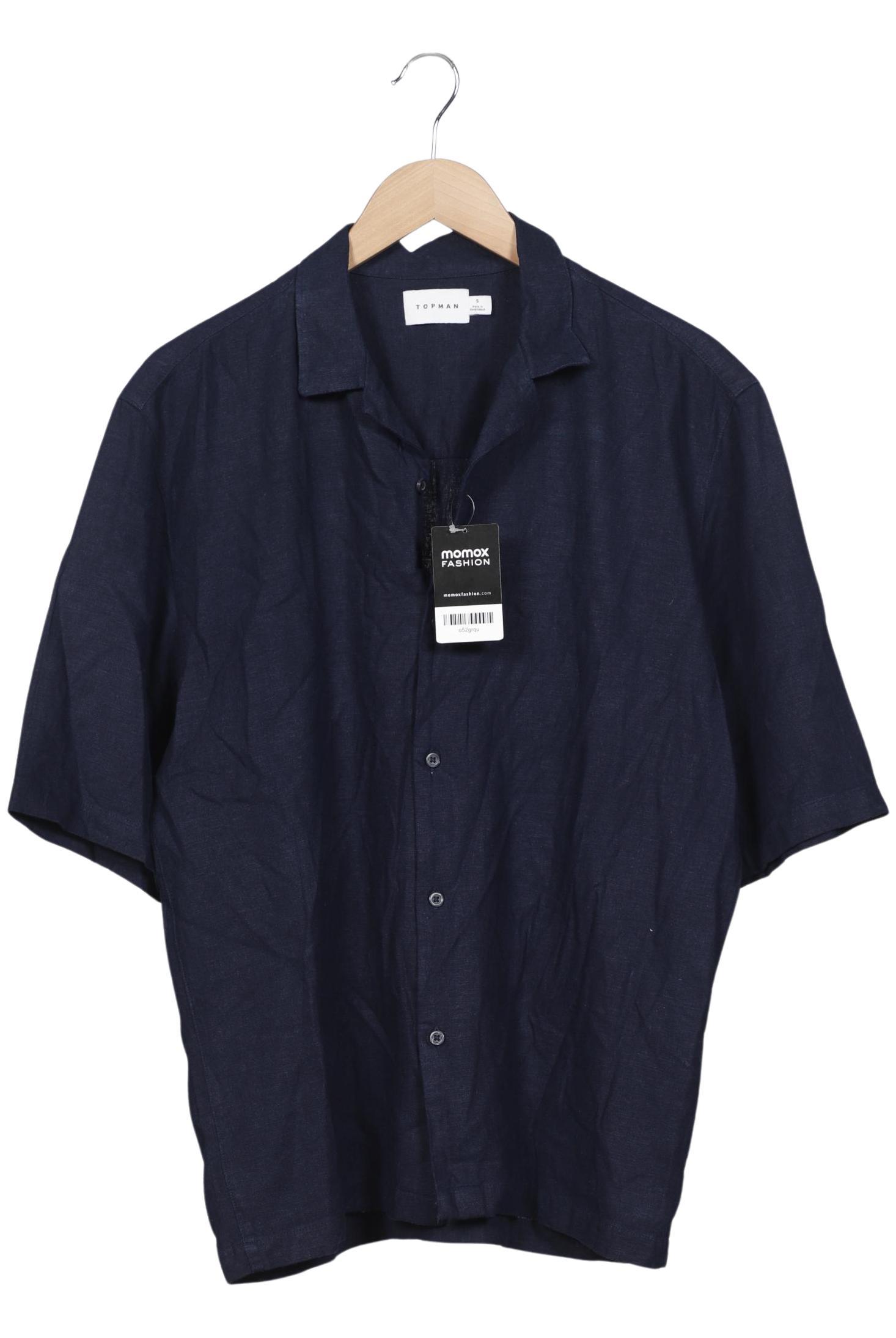 

Topman Herren Hemd, marineblau, Gr. 46