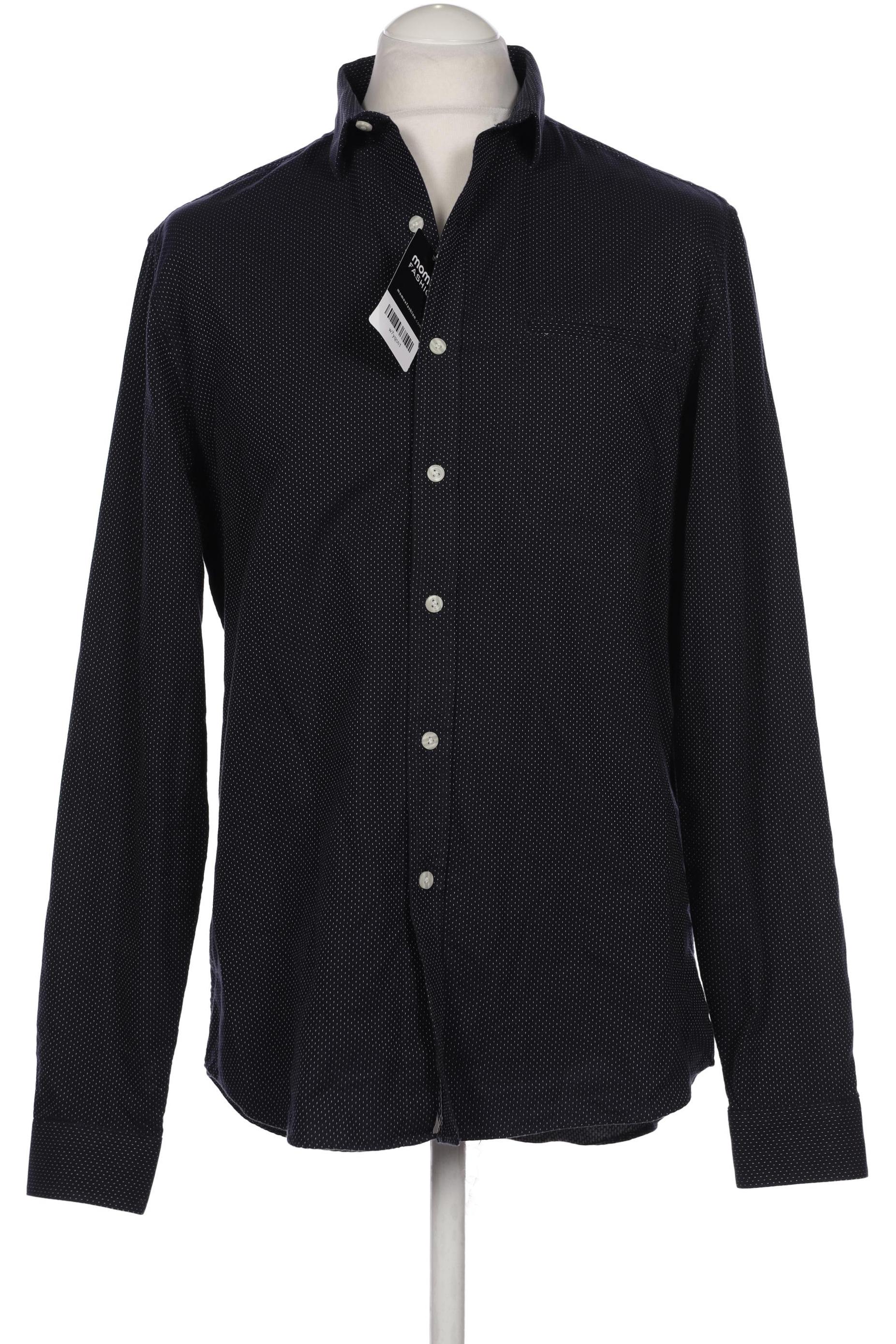 

Topman Herren Hemd, marineblau, Gr. 52