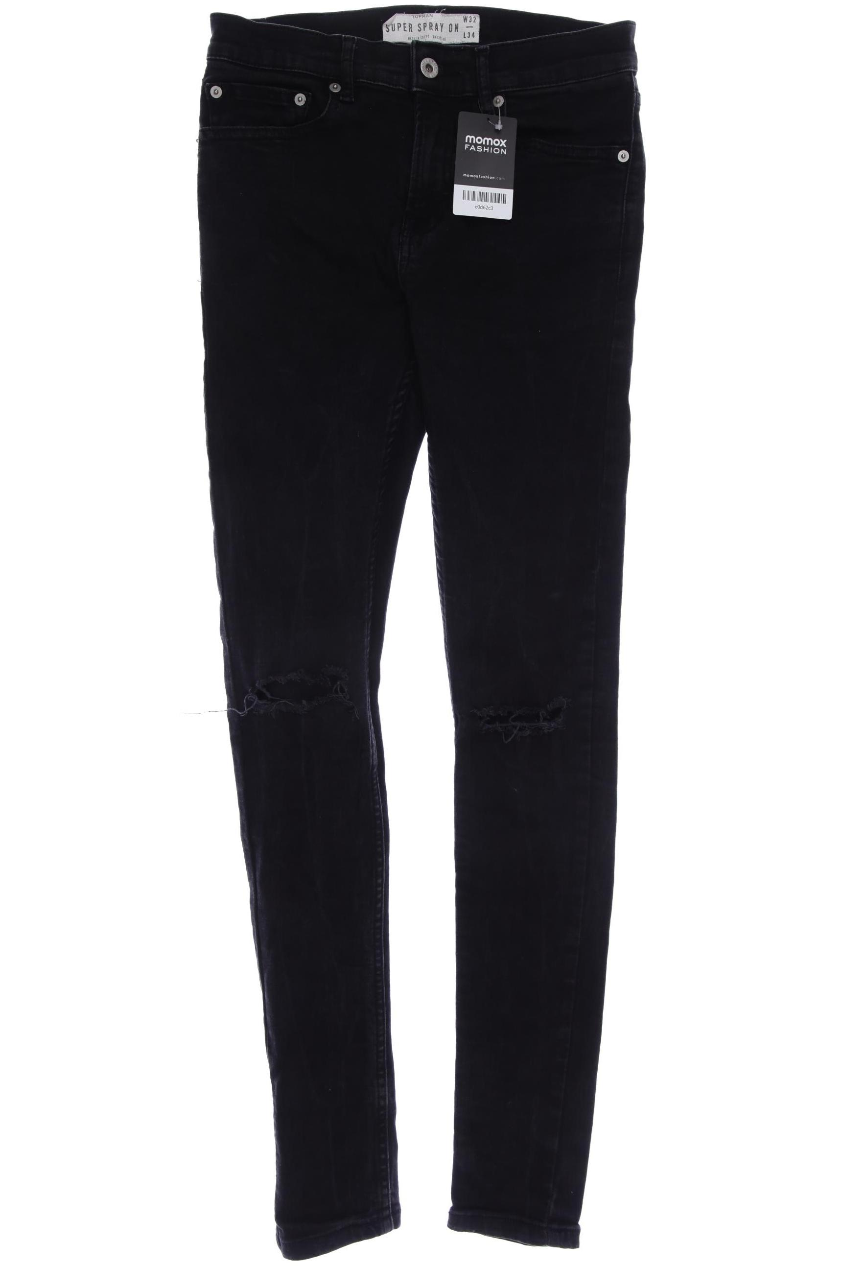 

Topman Herren Jeans, schwarz, Gr. 48