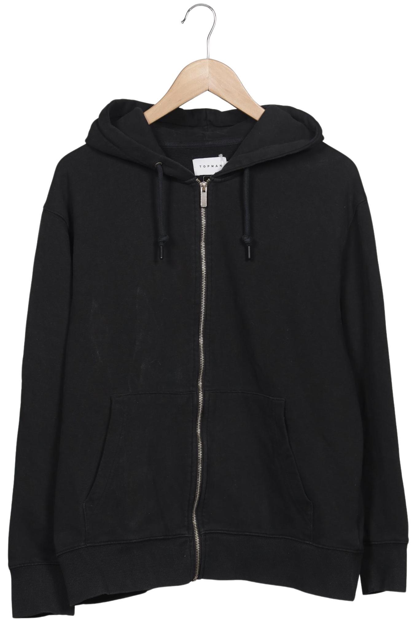 

Topman Herren Kapuzenpullover, schwarz, Gr. 48
