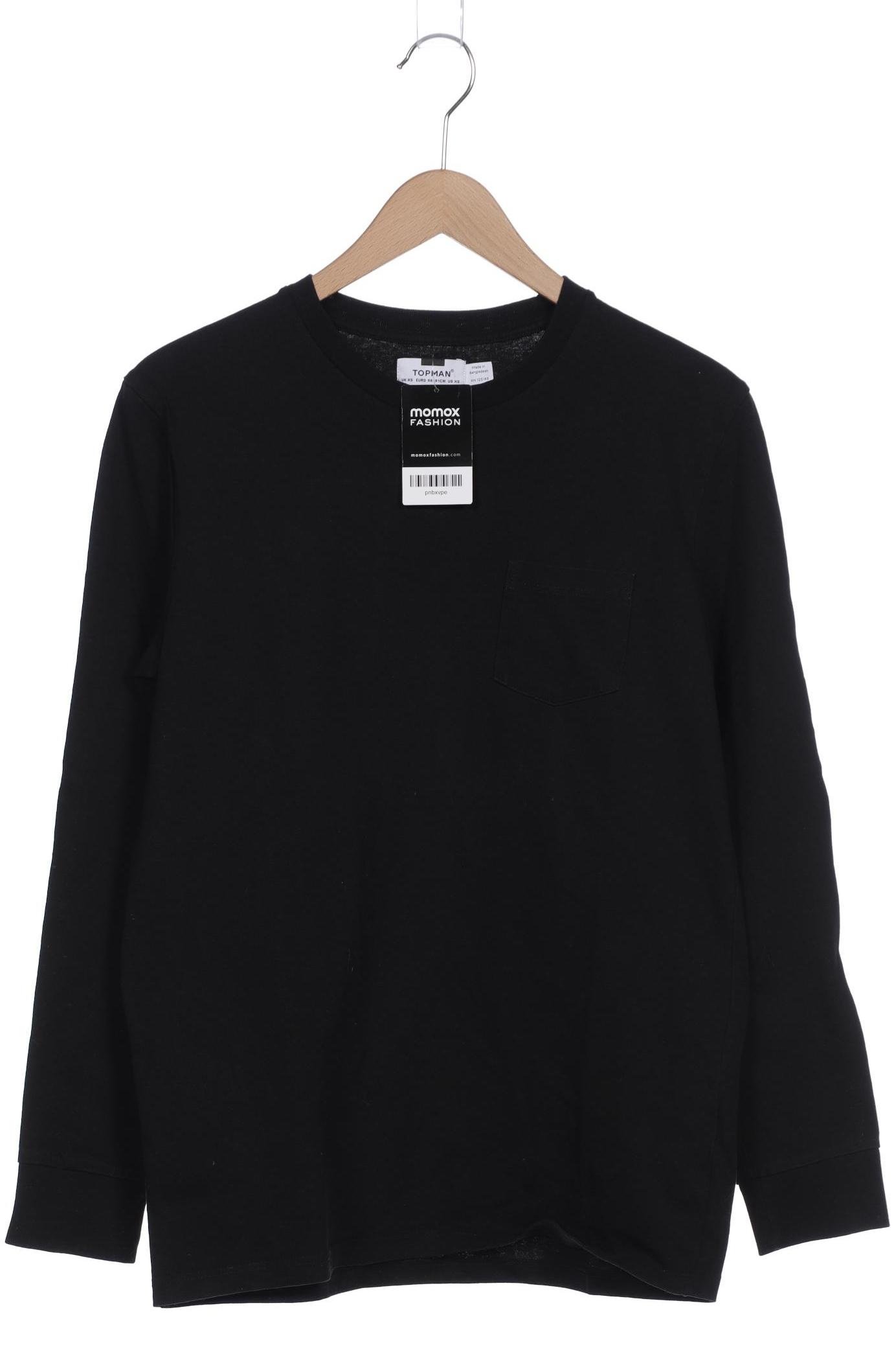 

Topman Herren Langarmshirt, schwarz, Gr. 44