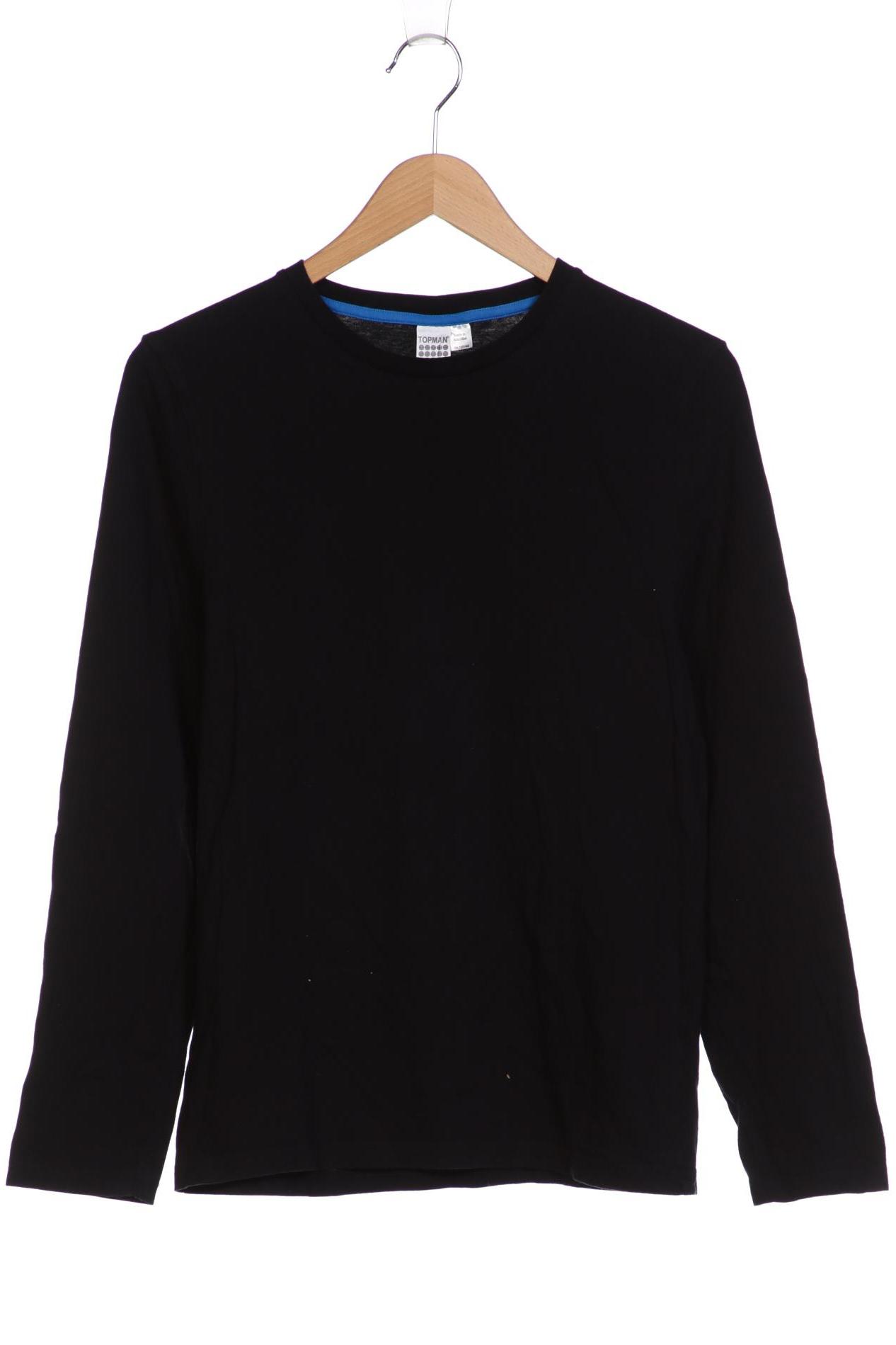 

Topman Herren Langarmshirt, schwarz, Gr. 48