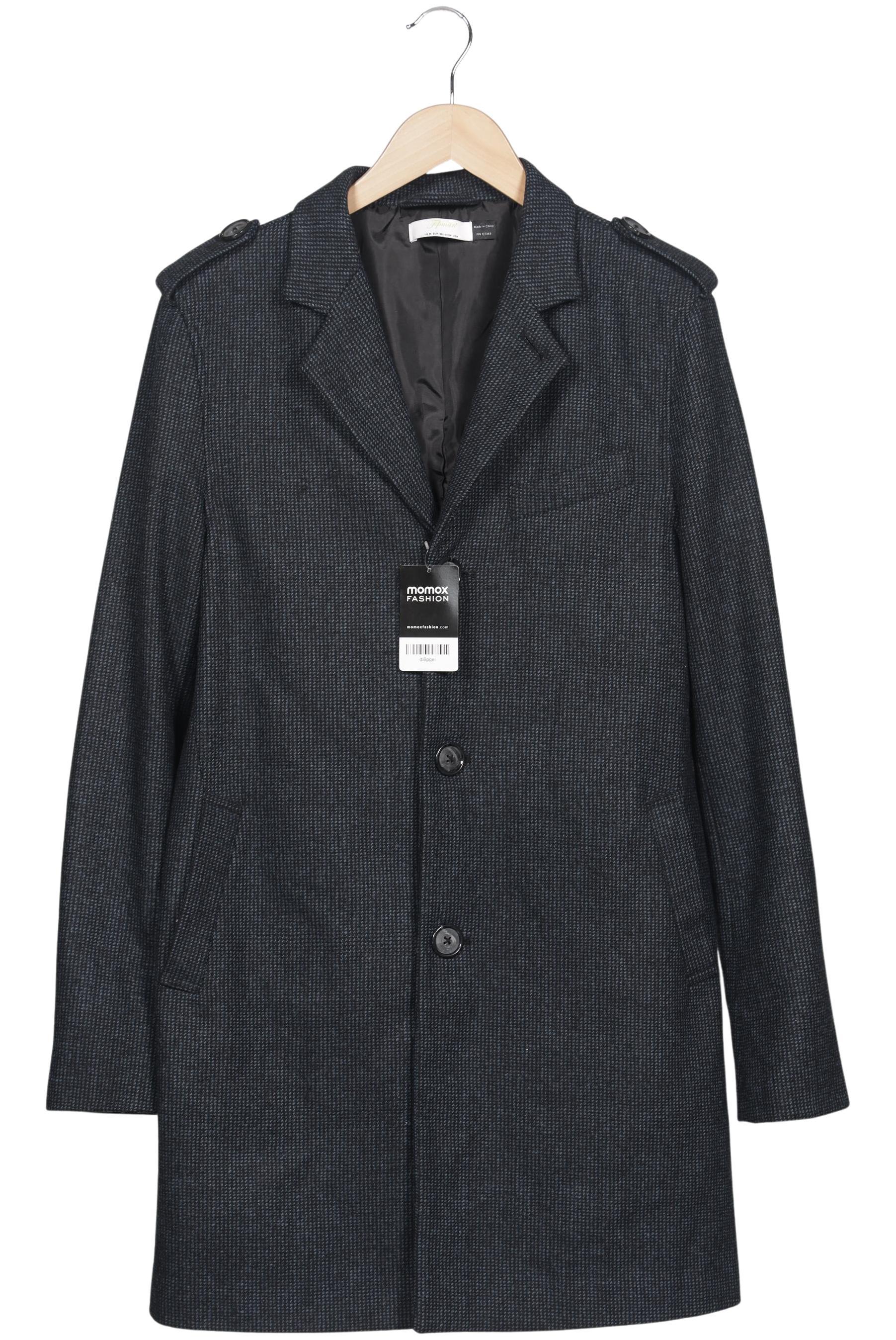 Thumbnail - Topman Herren Mantel, marineblau, Gr. 48