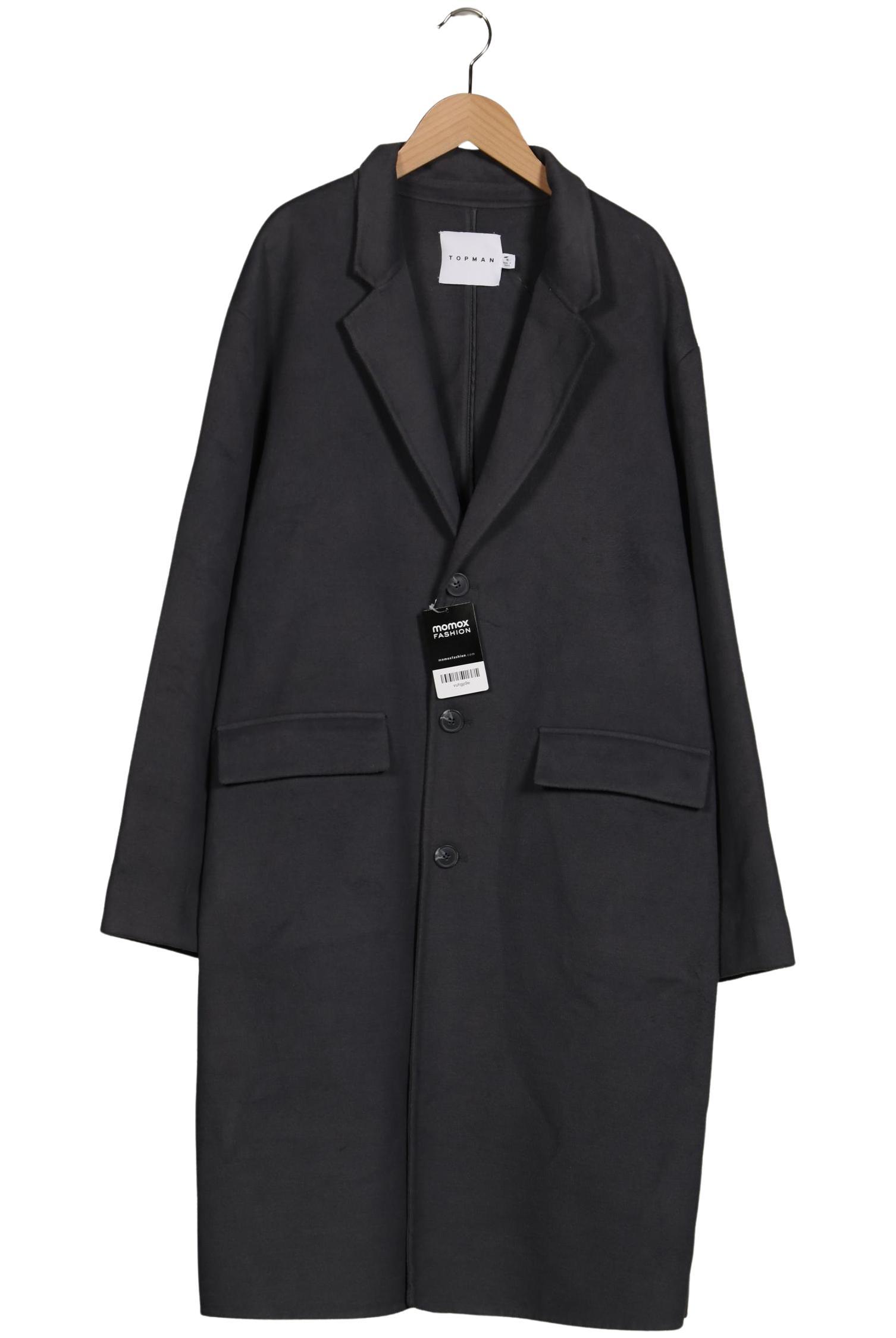 

Topman Herren Mantel, grau, Gr. 48