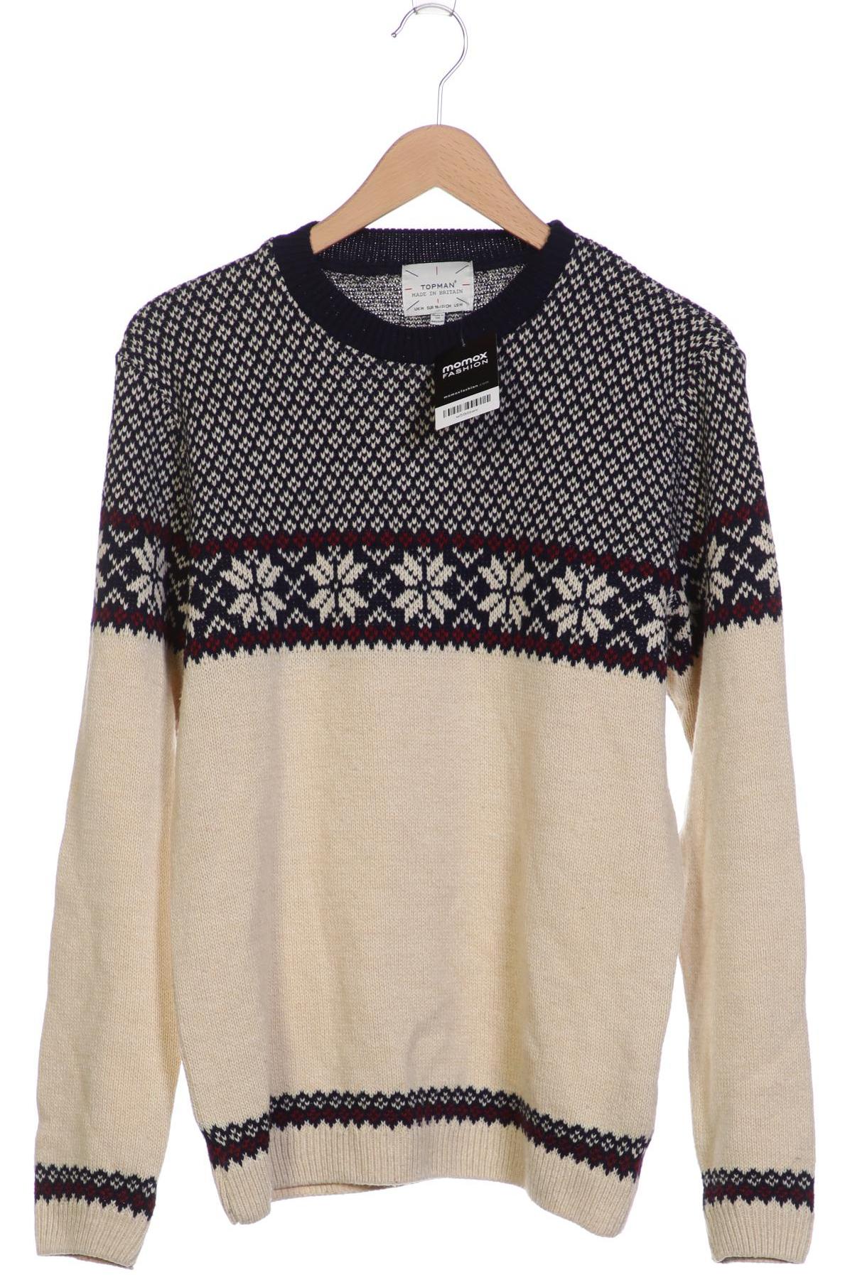 

Topman Herren Pullover, beige, Gr. 48