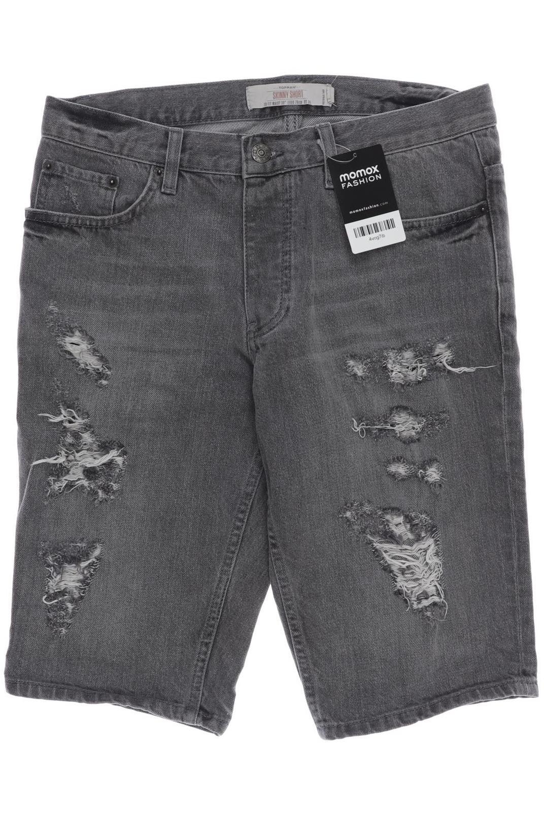 

Topman Herren Shorts, grau, Gr. 30