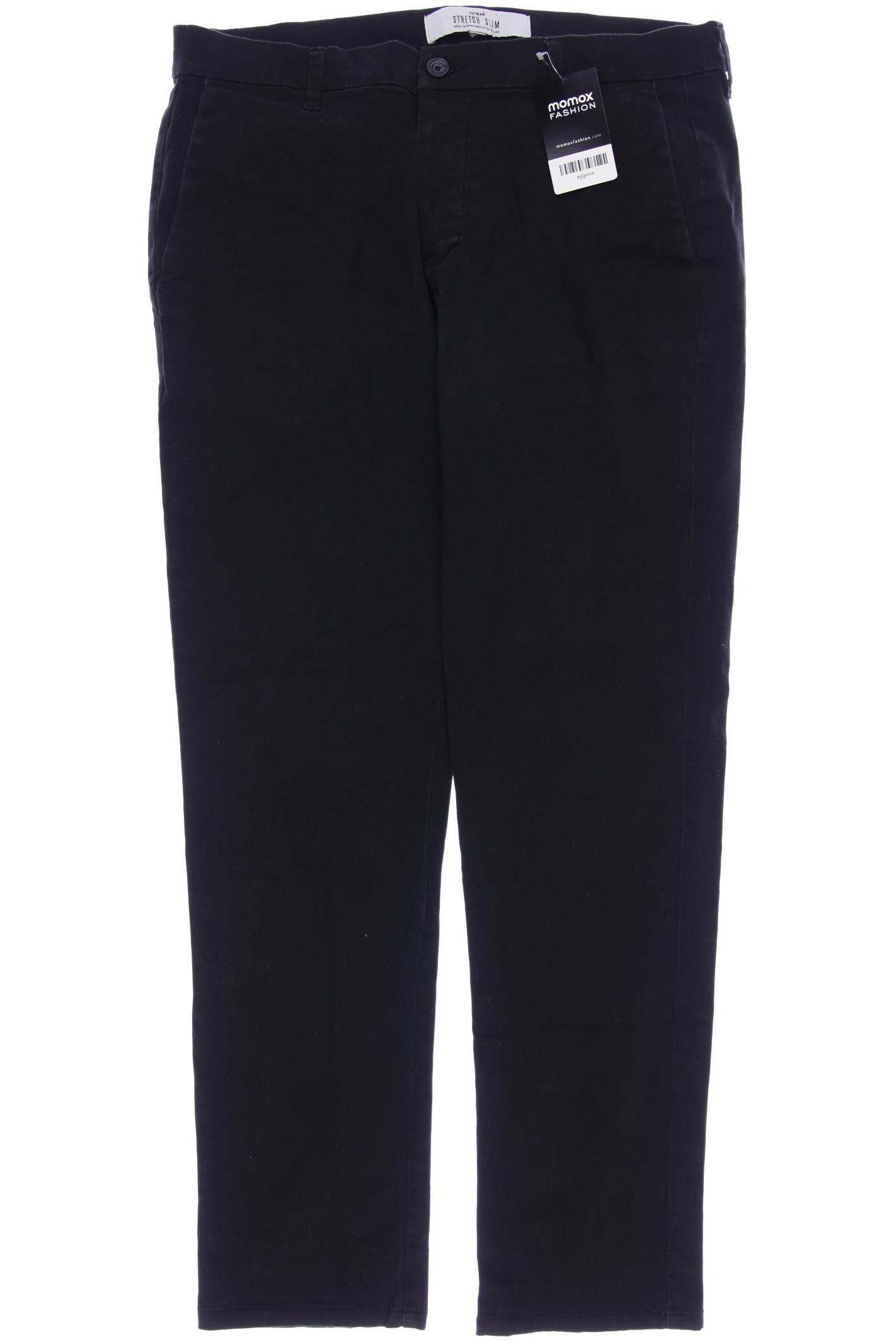 

Topman Herren Stoffhose, schwarz