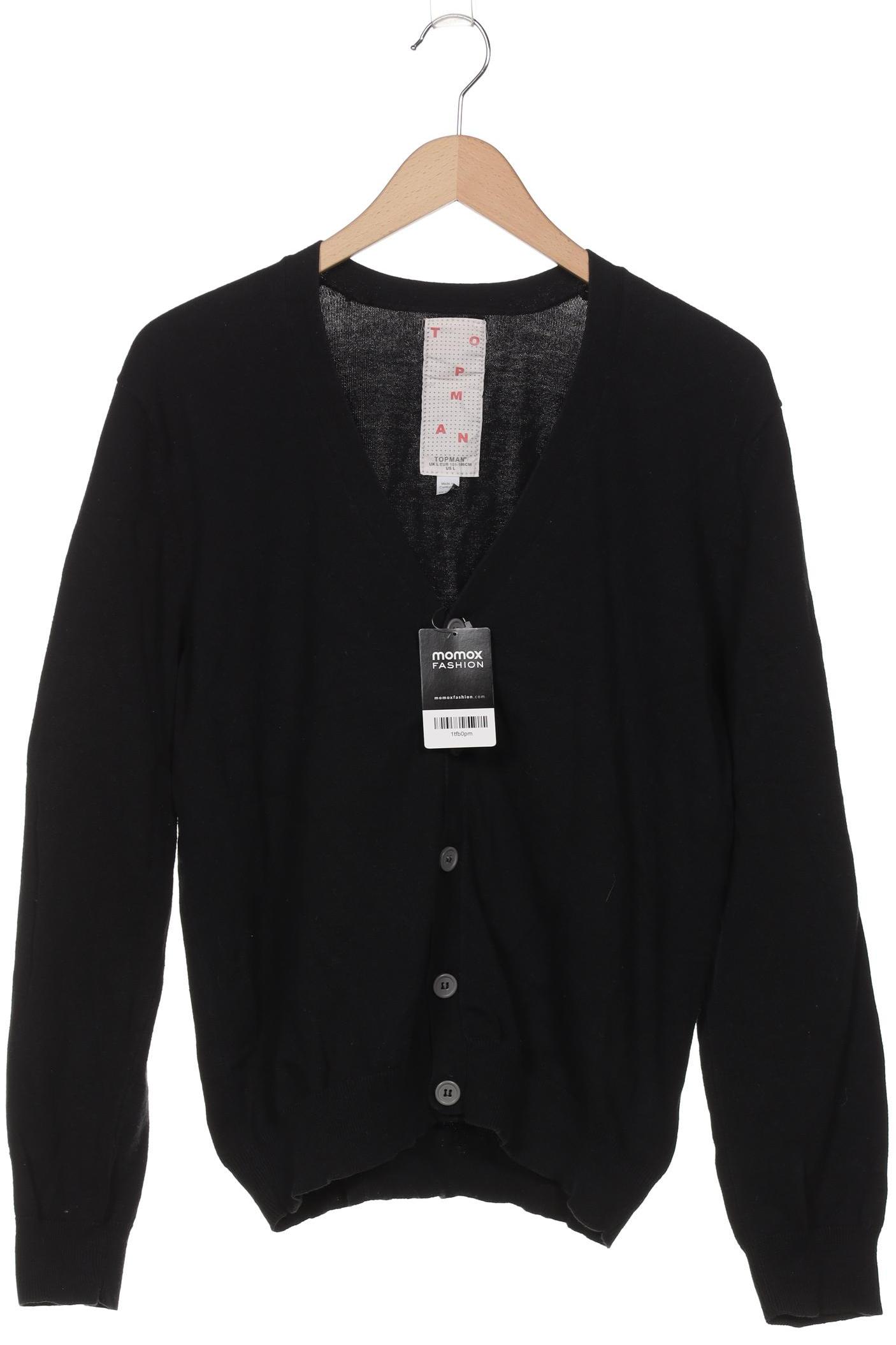 

Topman Herren Strickjacke, schwarz, Gr. 52