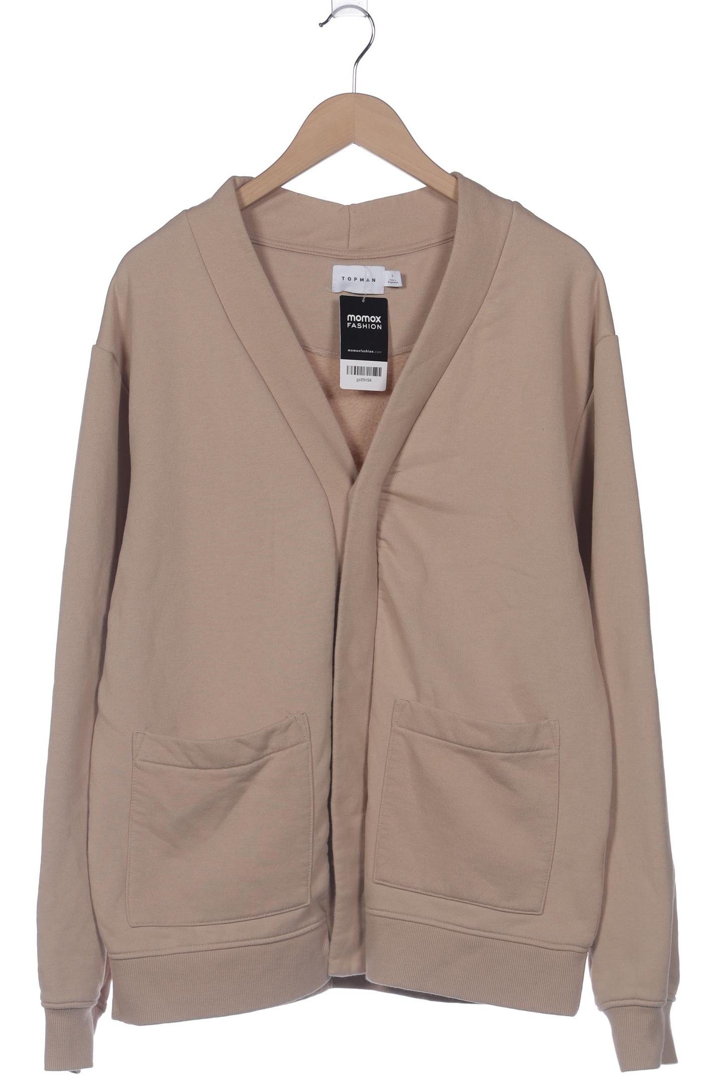 

Topman Herren Strickjacke, beige, Gr. 52