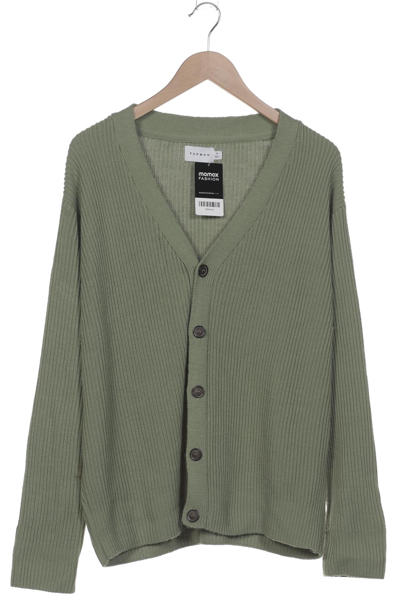 

Topman Herren Strickjacke, grün, Gr. 48