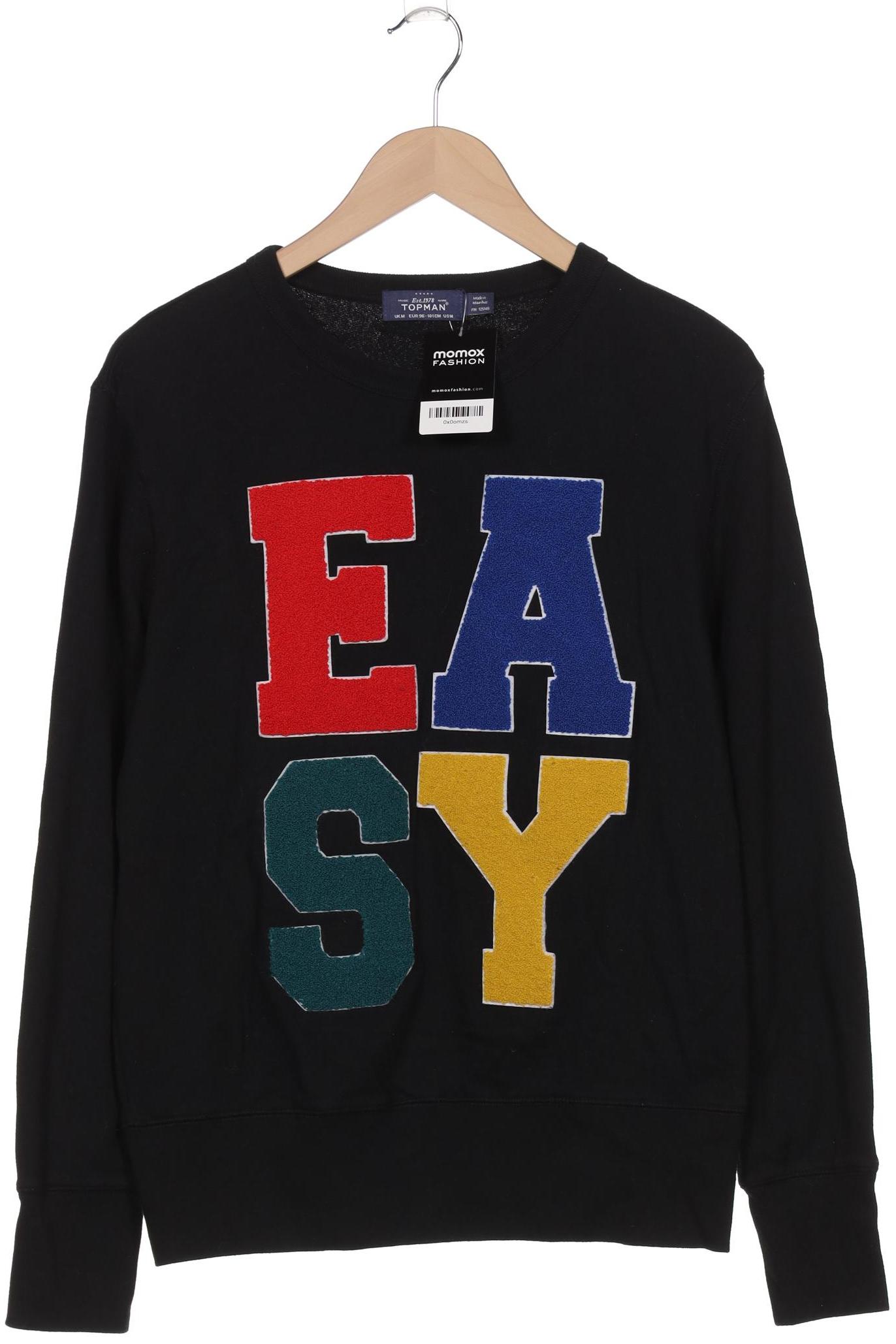 

Topman Herren Sweatshirt, schwarz, Gr. 48