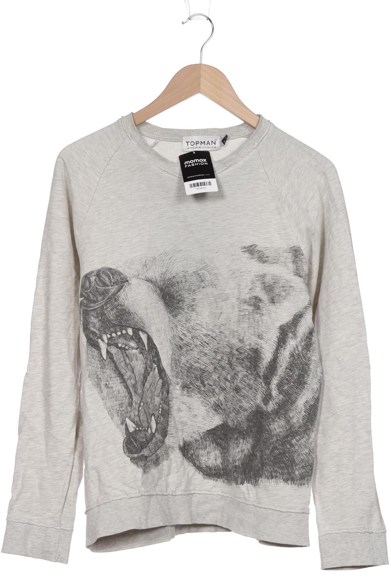 

Topman Herren Sweatshirt, grau, Gr. 52