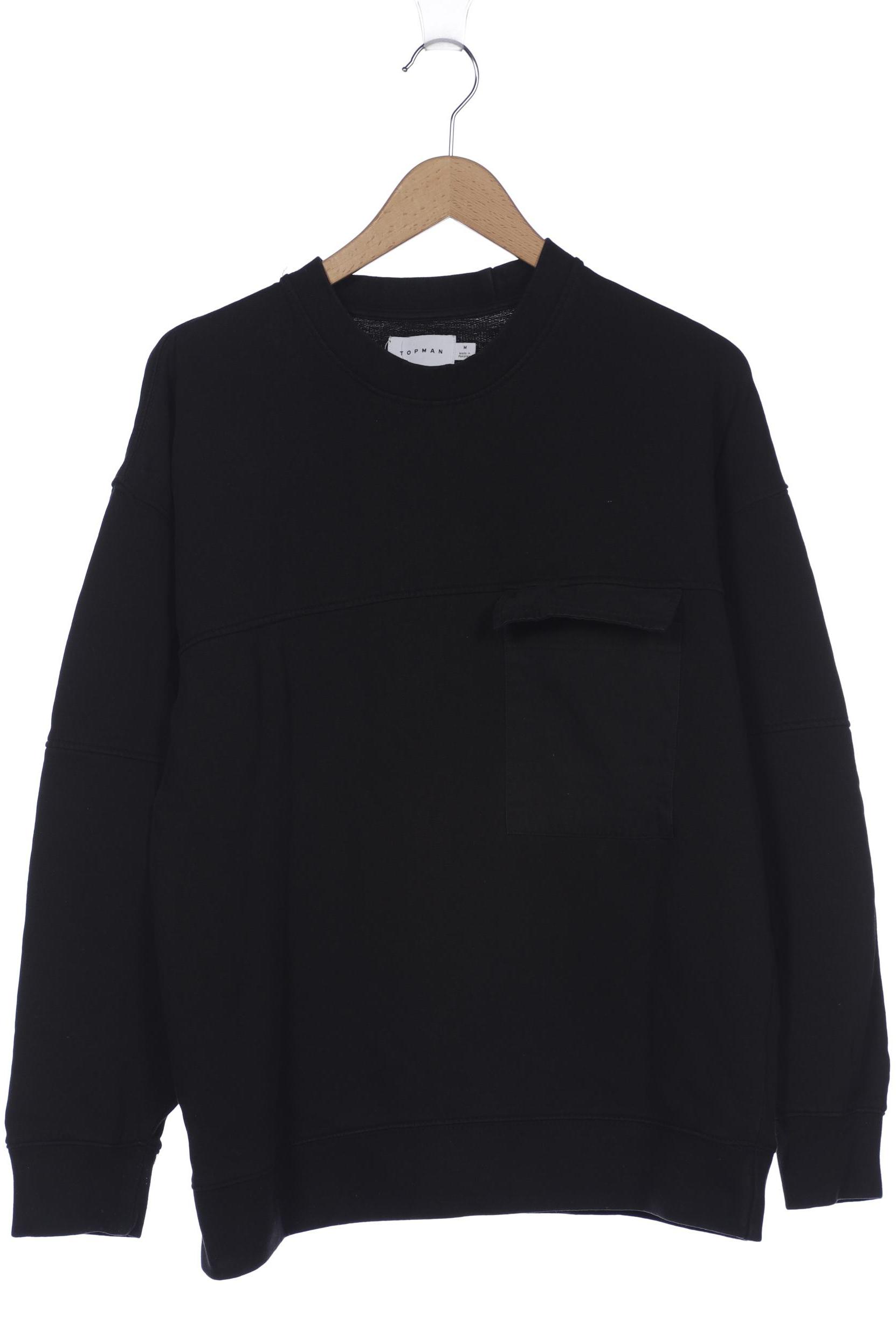 

Topman Herren Sweatshirt, schwarz, Gr. 48