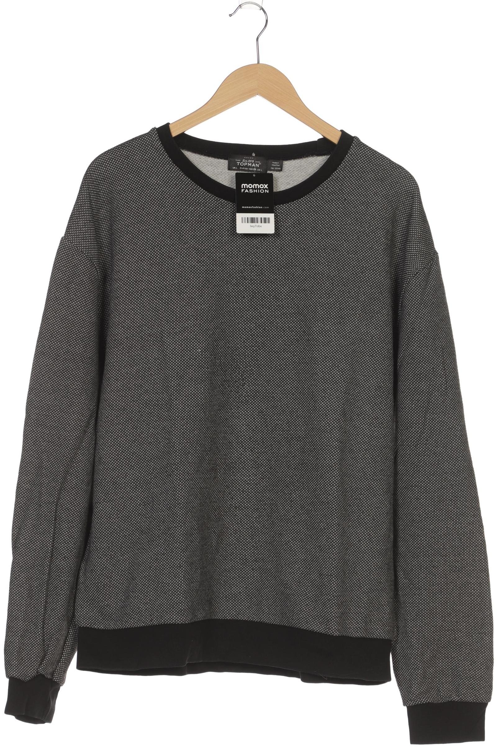 

Topman Herren Sweatshirt, grau, Gr. 52