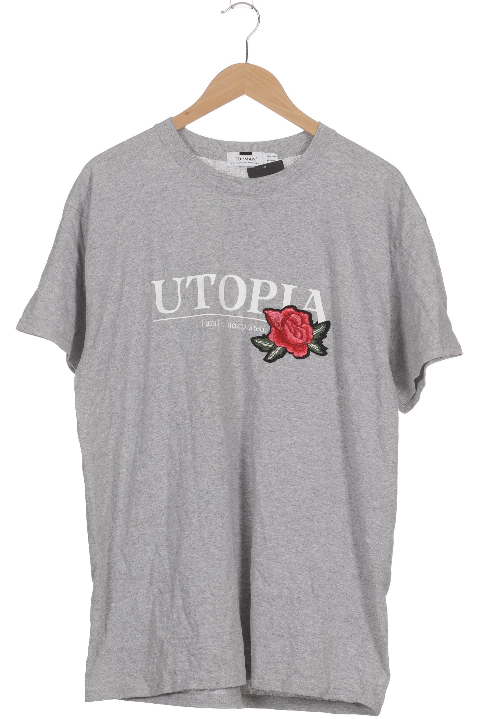 

Topman Herren T-Shirt, grau, Gr. 48