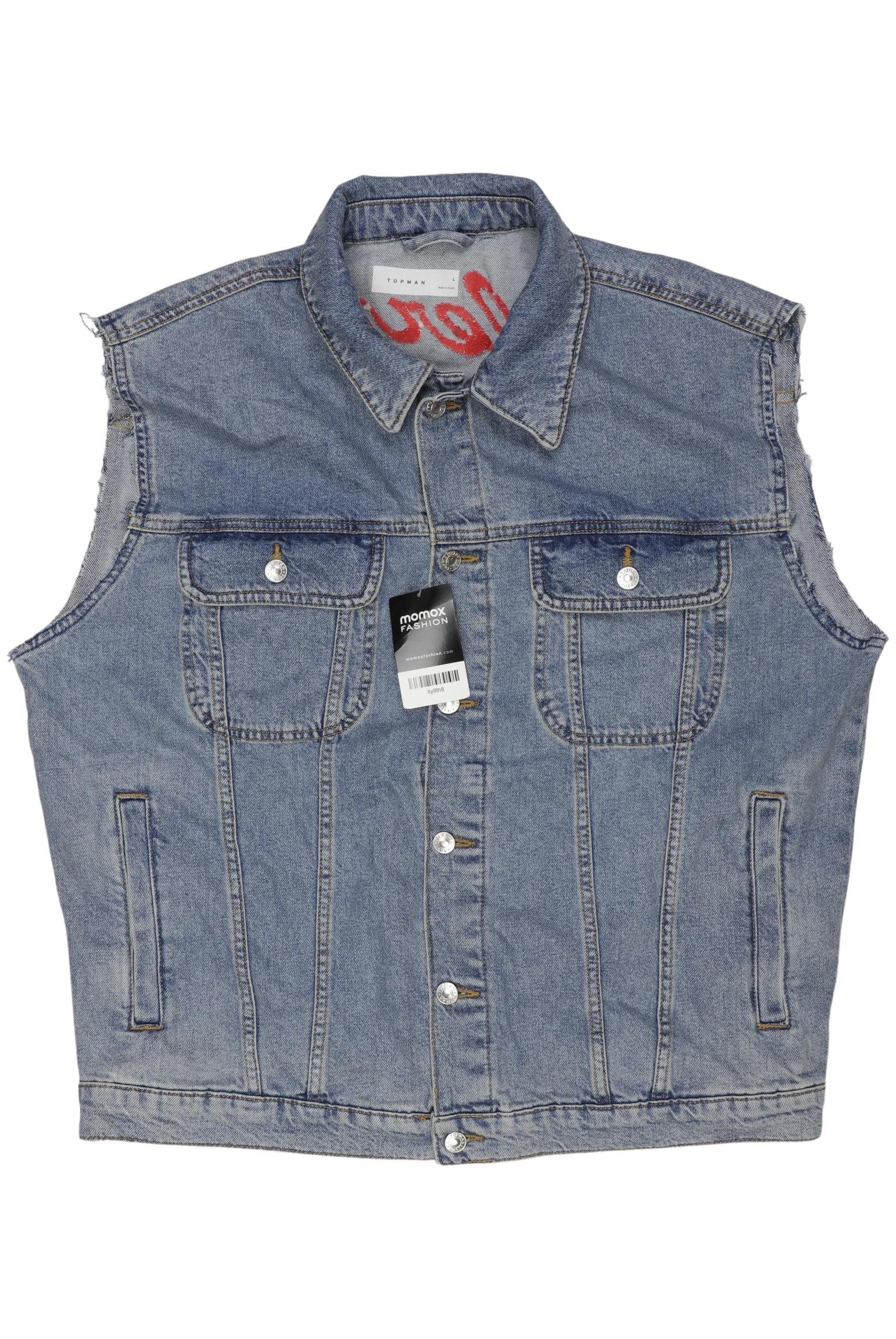 Thumbnail - Topman Herren Weste, blau, Gr. 52