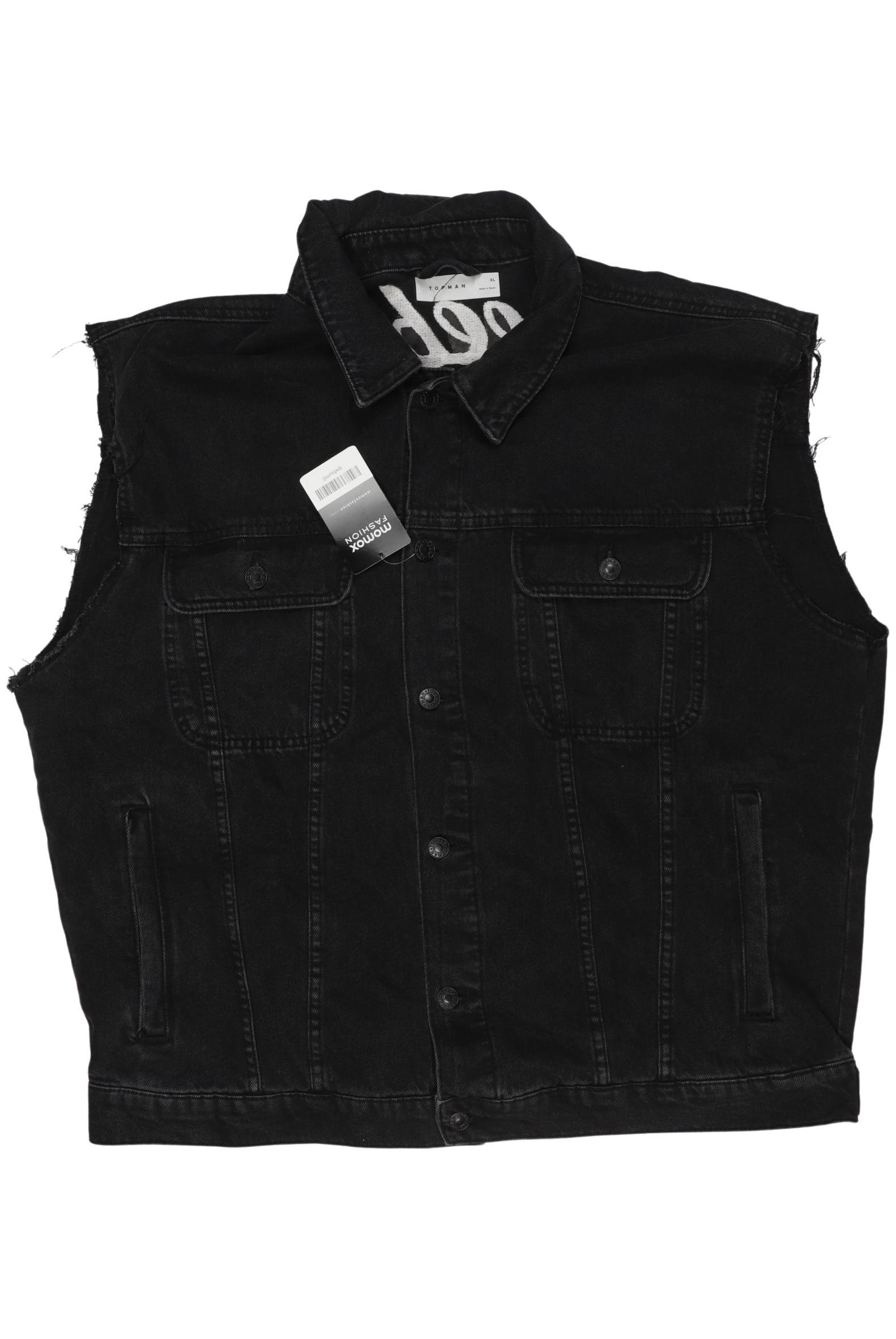 

Topman Herren Weste, schwarz, Gr. 54