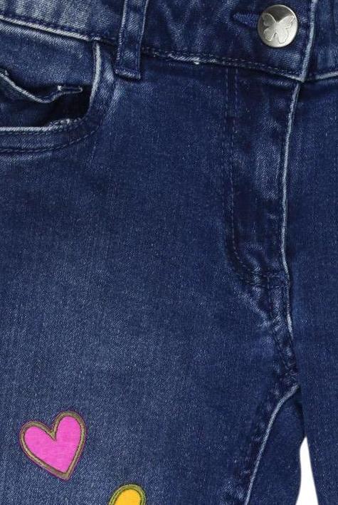 Thumbnail - Topolino Mädchen Jeans, marineblau, Gr. 104