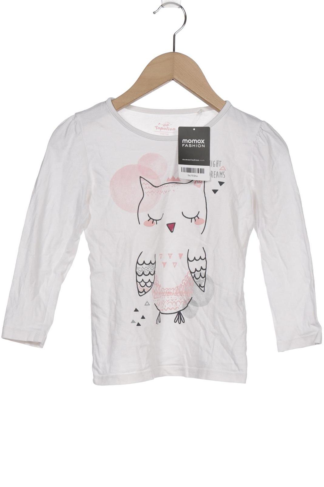 

Topolino Damen Langarmshirt, weiß, Gr. 110