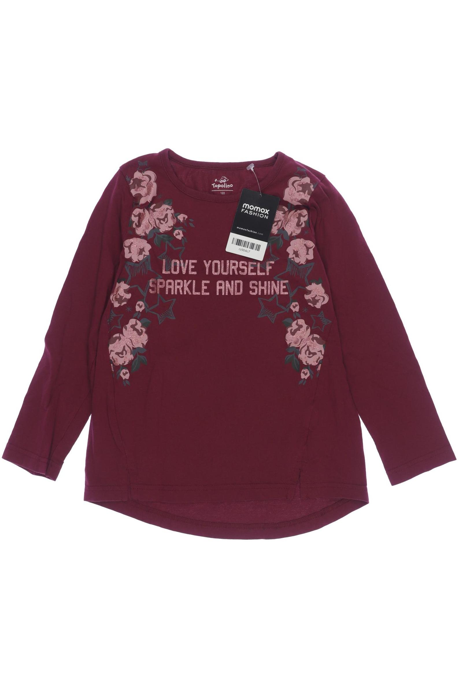 

Topolino Damen Langarmshirt, bordeaux, Gr. 122