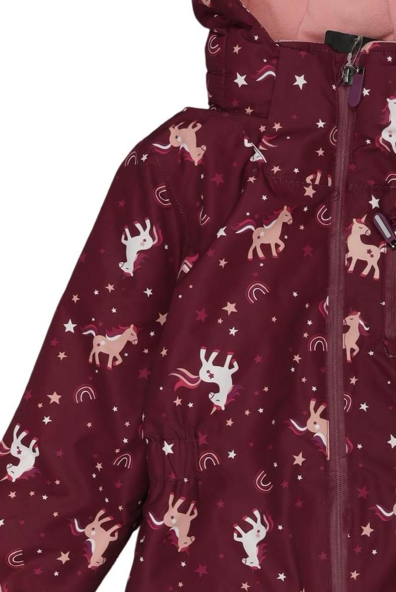 Thumbnail - Topolino Mädchen Schneeanzug, bordeaux, Gr. 116